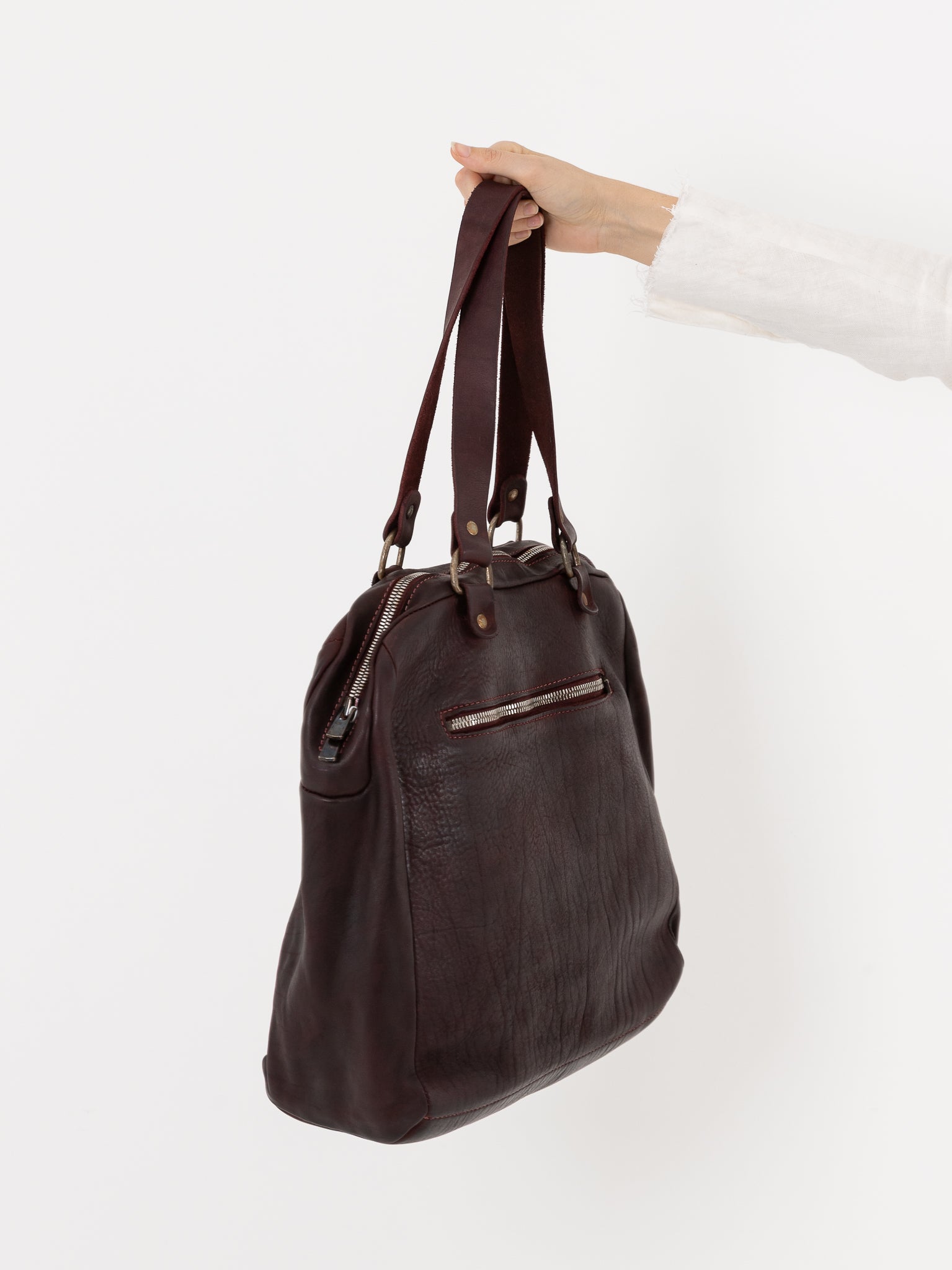 Guidi Doctor Bag DR01 in Burgundy - GUIDI at Worthwhile - shop BAG