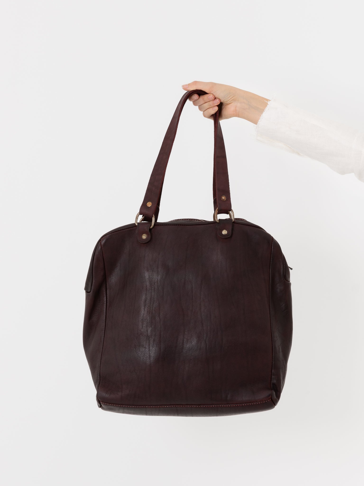 Guidi Doctor Bag DR01 in Burgundy - GUIDI at Worthwhile - shop BAG