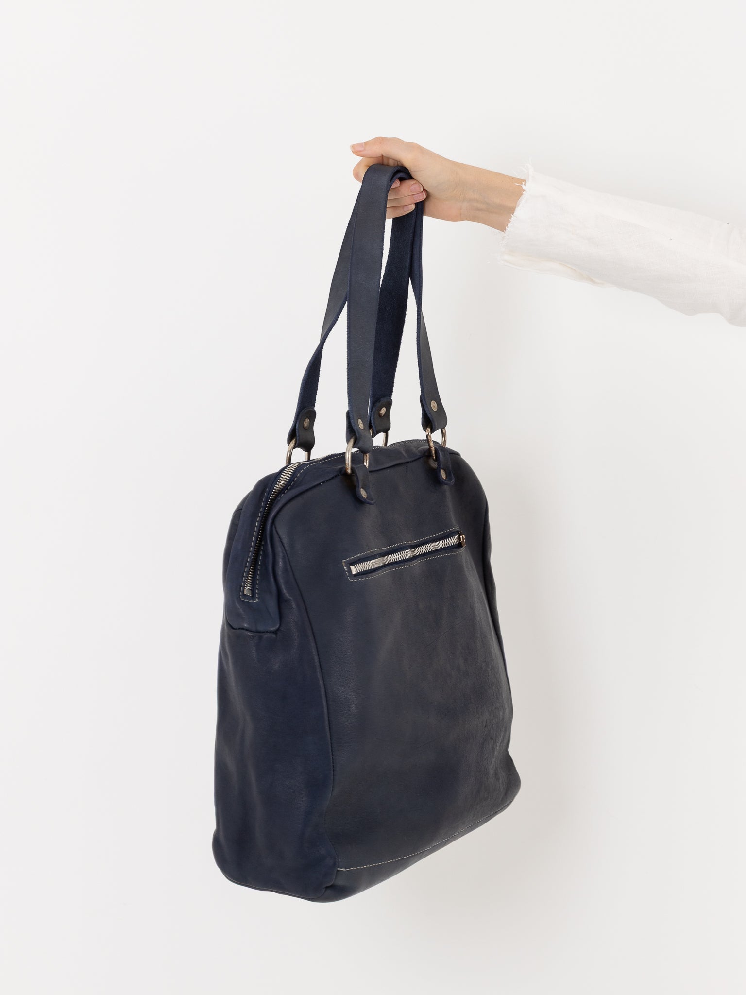 Guidi Doctor Bag DR01 in Navy - GUIDI at Worthwhile - shop BAG