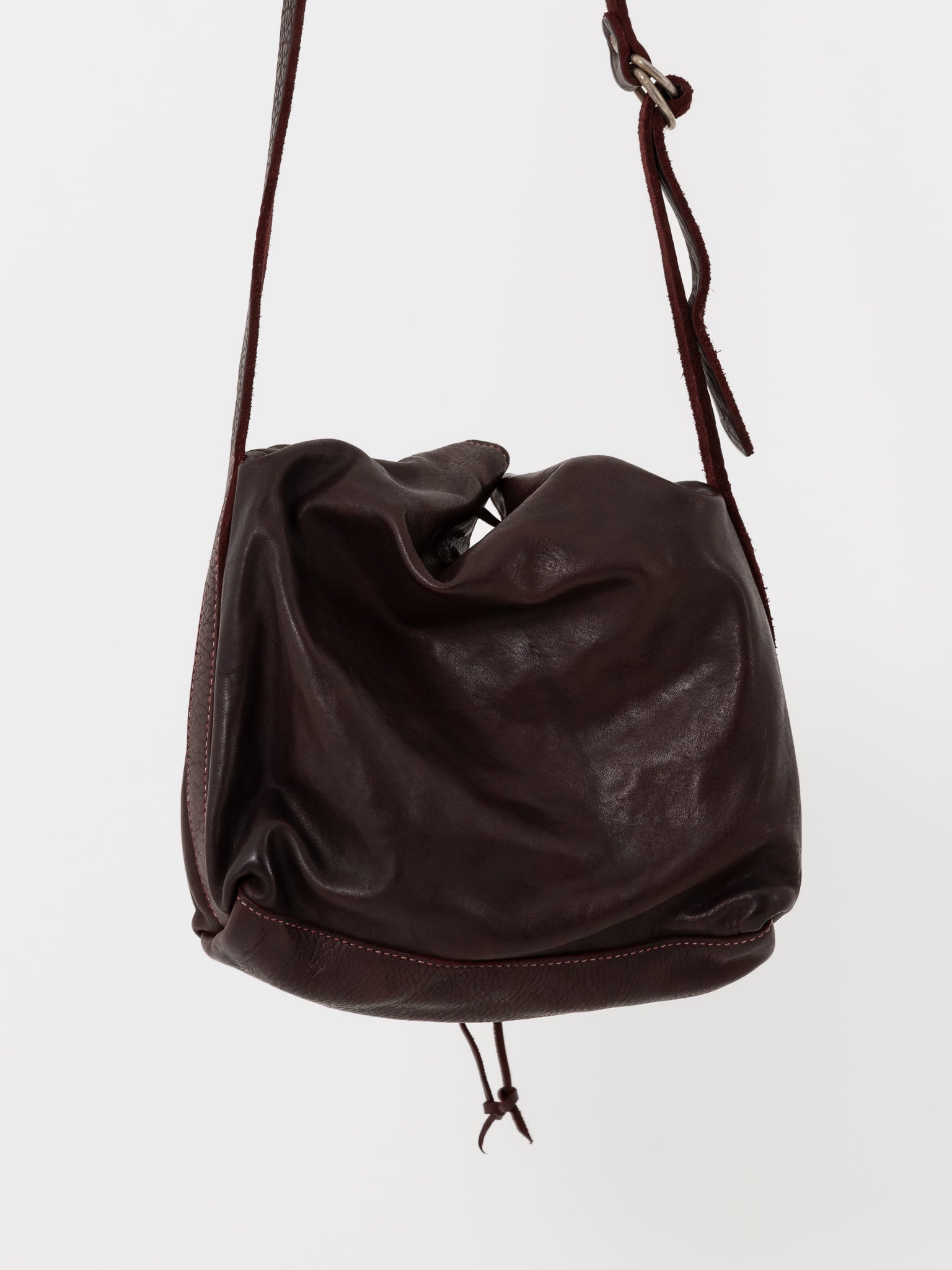 Guidi Messenger Shoulder Bag MLT02 in Burgundy - GUIDI at Worthwhile - shop BAG