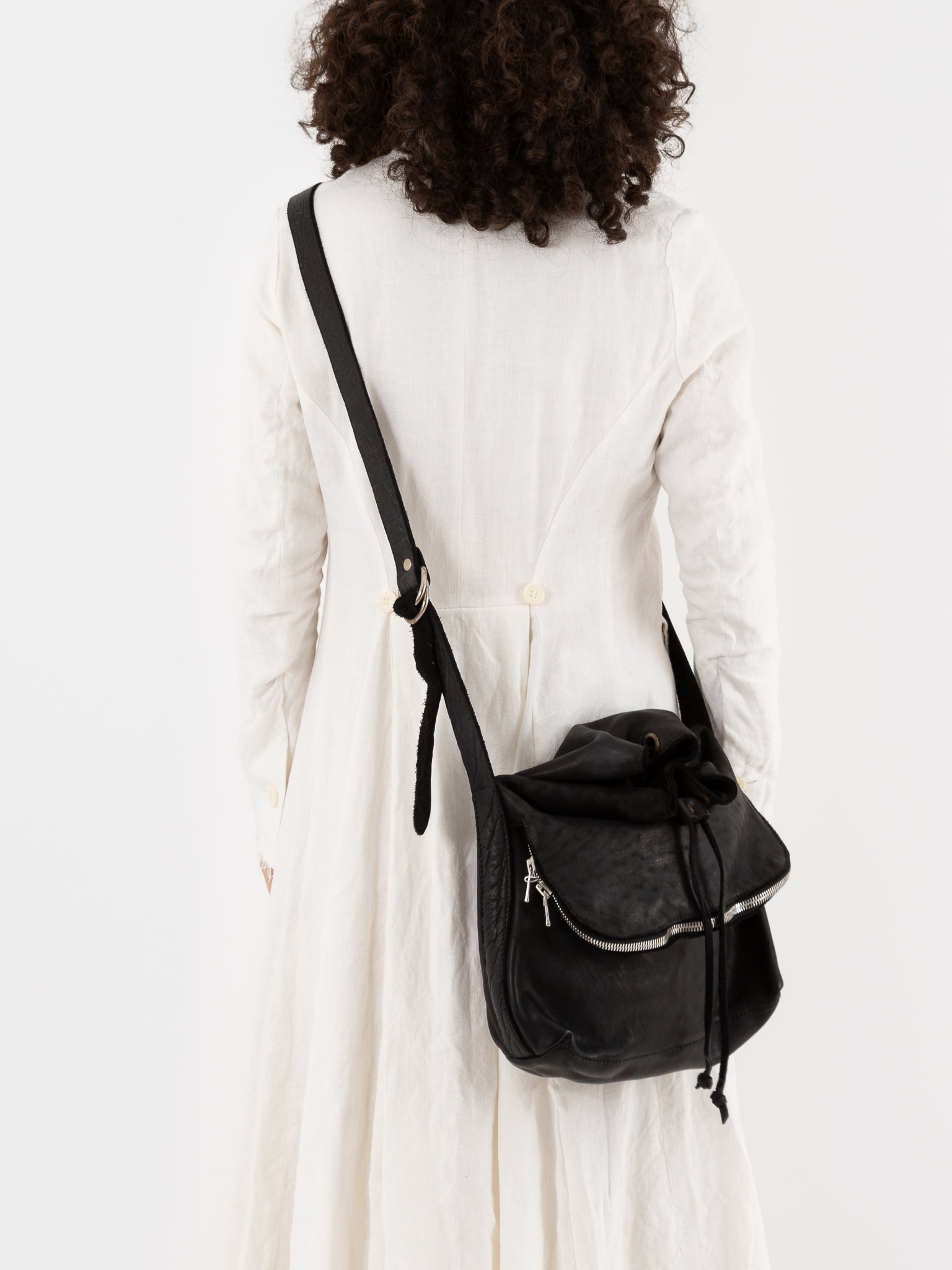 Guidi Messenger Shoulder Bag MLT02 in Black - GUIDI at Worthwhile - shop BAG