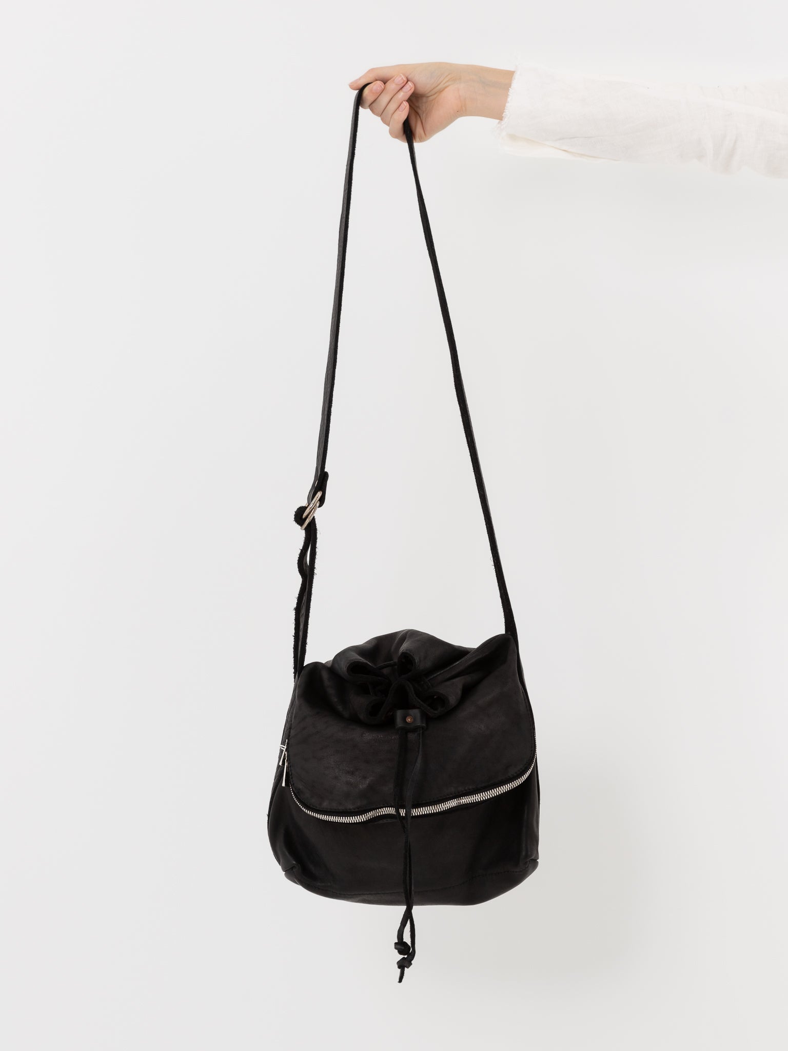 Guidi Messenger Shoulder Bag MLT02 in Black - GUIDI at Worthwhile - shop BAG