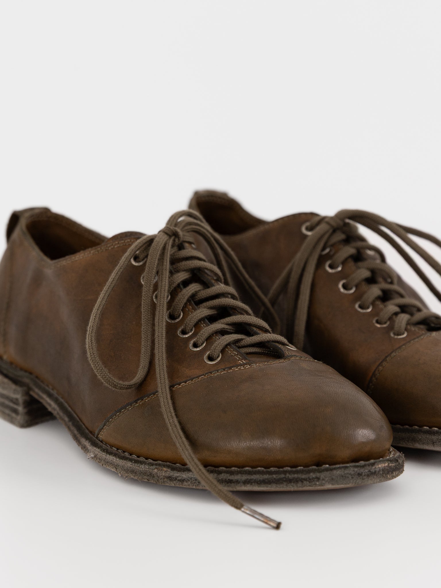 Guidi Lace Up Derby RC02 in Ginger Root - GUIDI at Worthwhile - shop SHOES