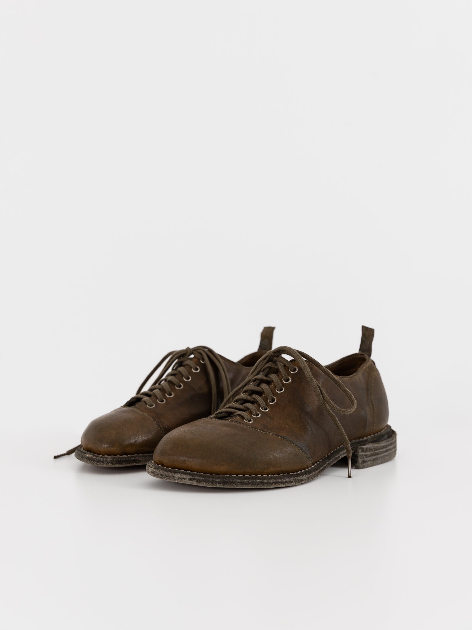 Guidi Lace Up Derby RC02 in Ginger Root - GUIDI at Worthwhile - shop SHOES