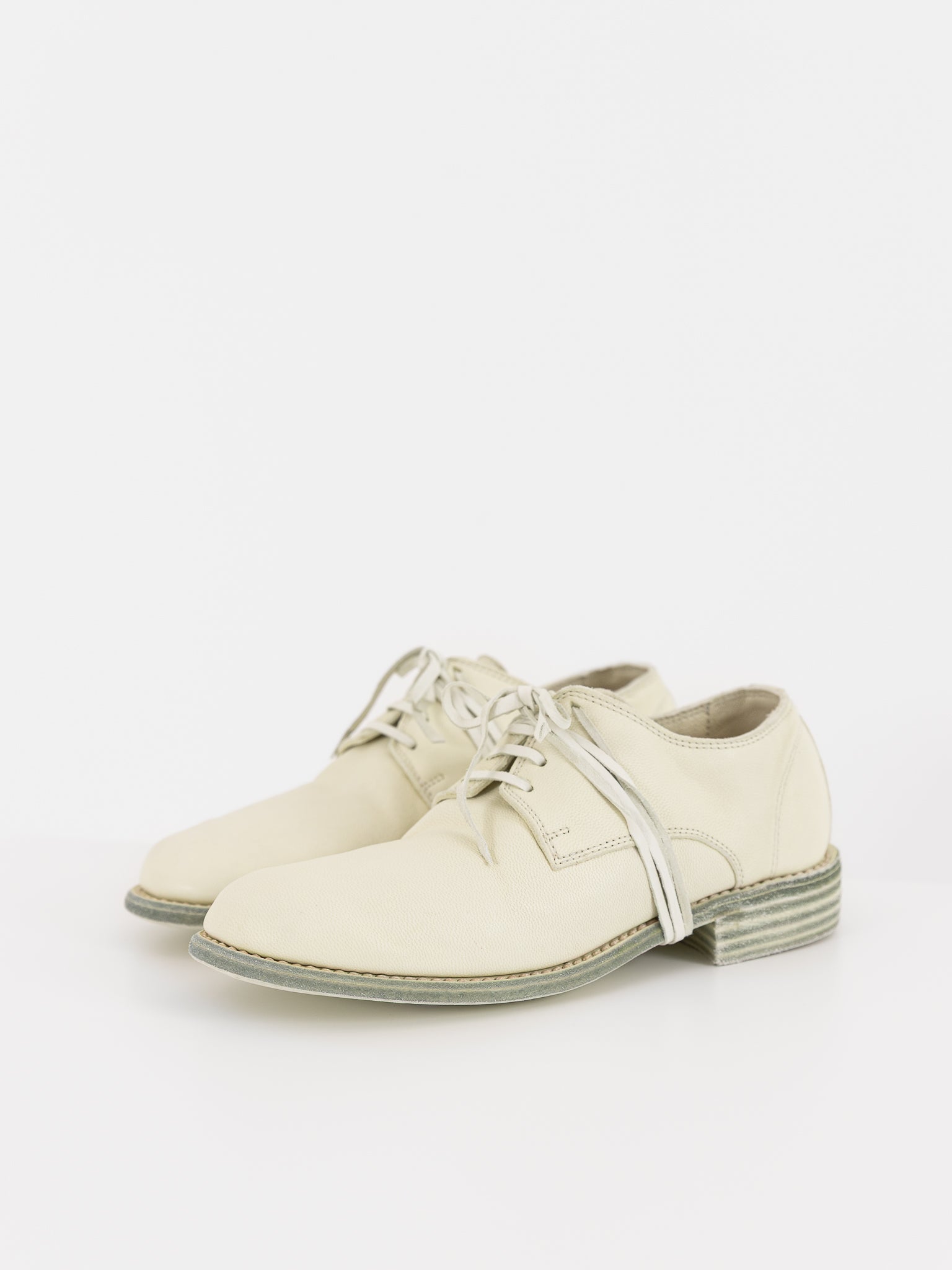 Guidi Classic Derby 992MS in Celadon - GUIDI at Worthwhile - shop SHOES