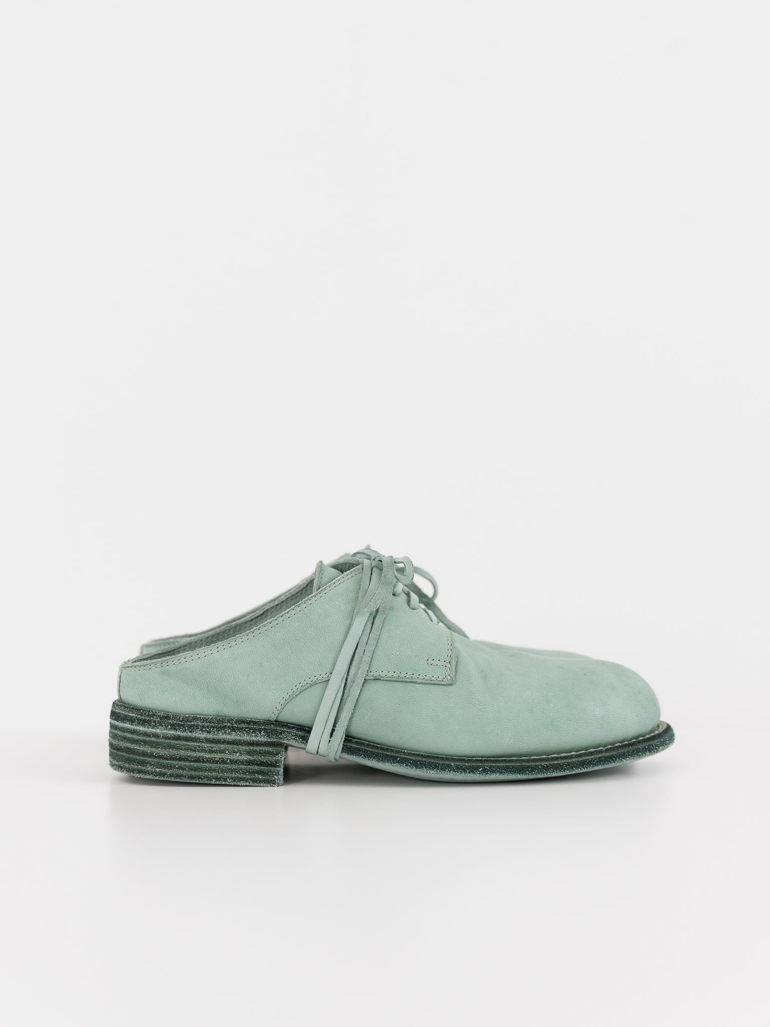 Guidi Open Back Oxford 992SB in Aqua - GUIDI at Worthwhile - shop SHOES