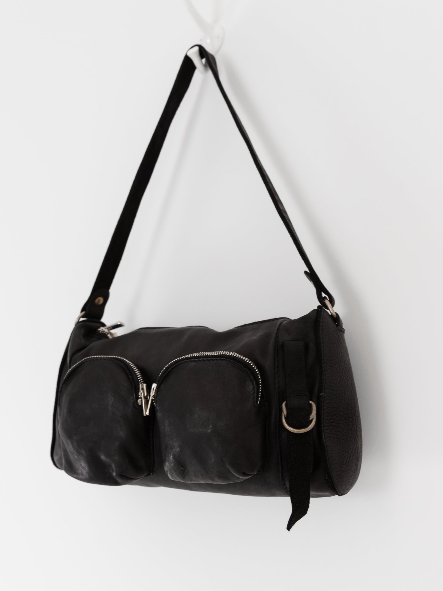Guidi Golf Shoulder Bag Medium GO01 in Black - GUIDI at Worthwhile - shop BAG