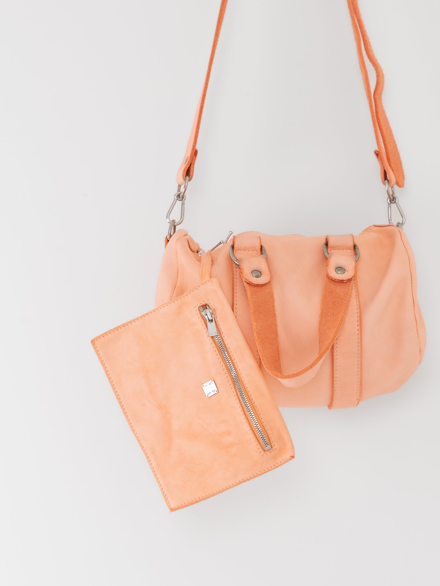 Guidi Crossbody Bag GB7 in Peach - GUIDI at Worthwhile - shop BAG