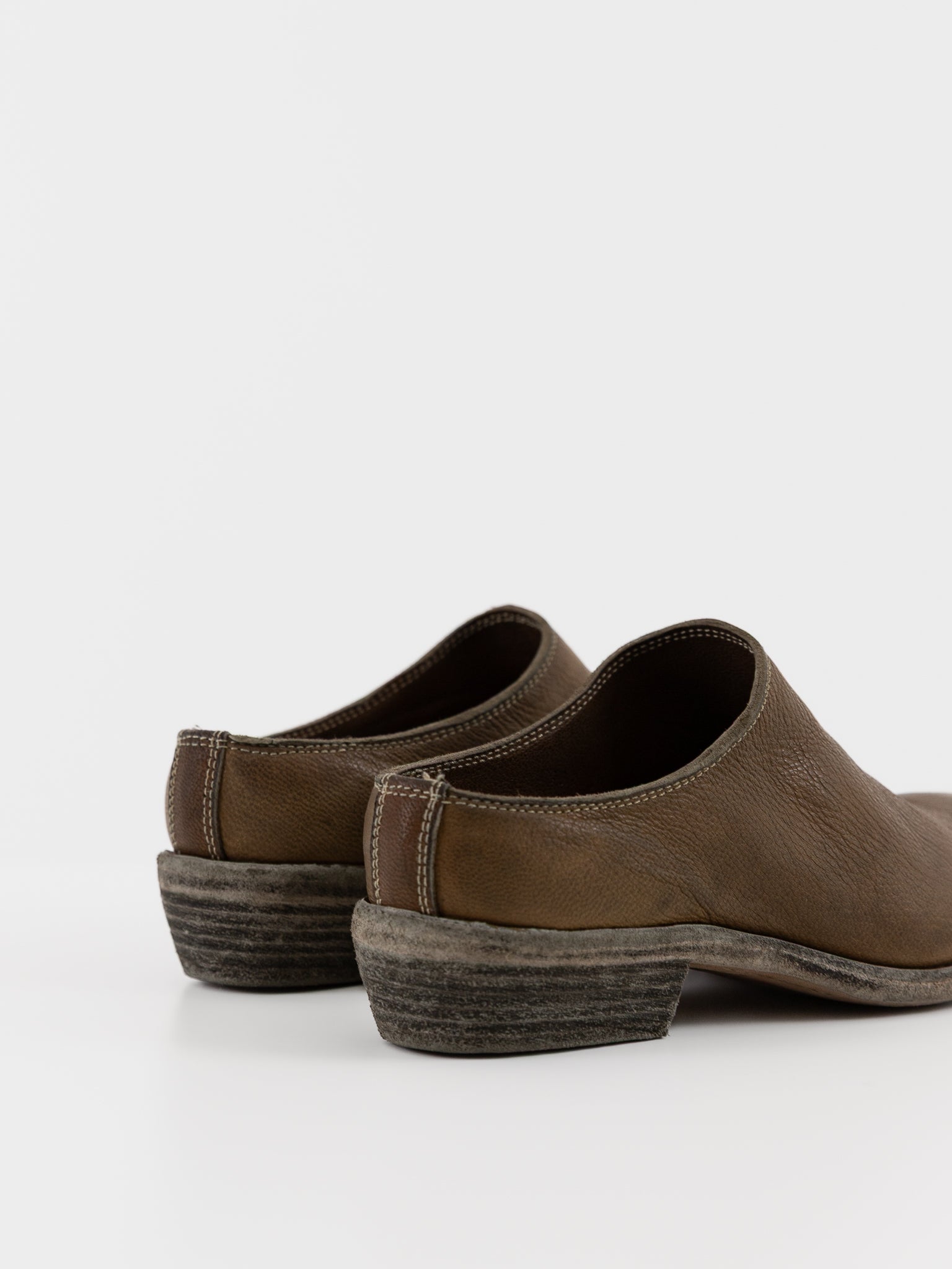 Guidi Texan Sabot VG01 in Ginger Root - GUIDI at Worthwhile - shop SHOES