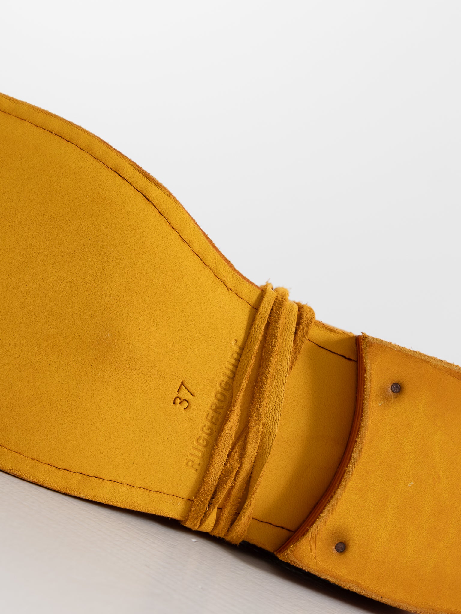 Guidi Classic Derby 992MS in Yellow - GUIDI at Worthwhile - shop SHOES