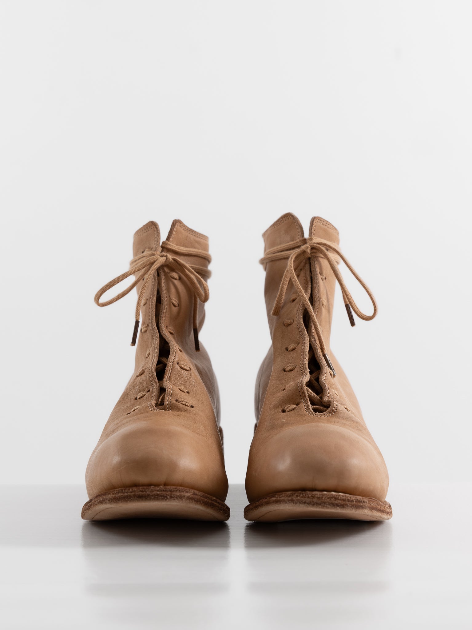 Guidi Lace Up Boot PL11L in Tan - GUIDI at Worthwhile - shop BOOT