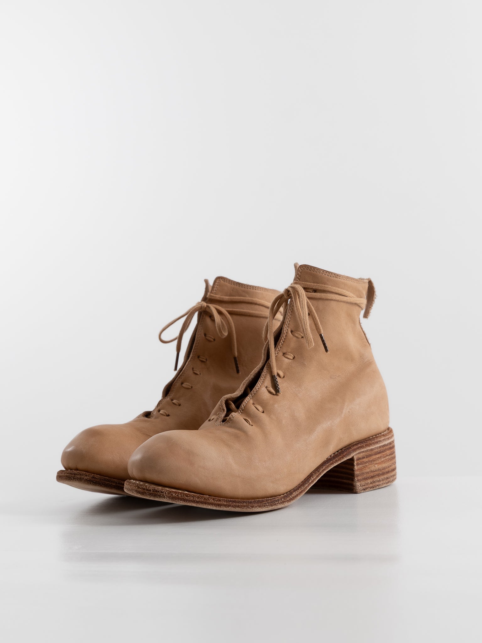 Guidi Lace Up Boot PL11L in Tan - GUIDI at Worthwhile - shop BOOT