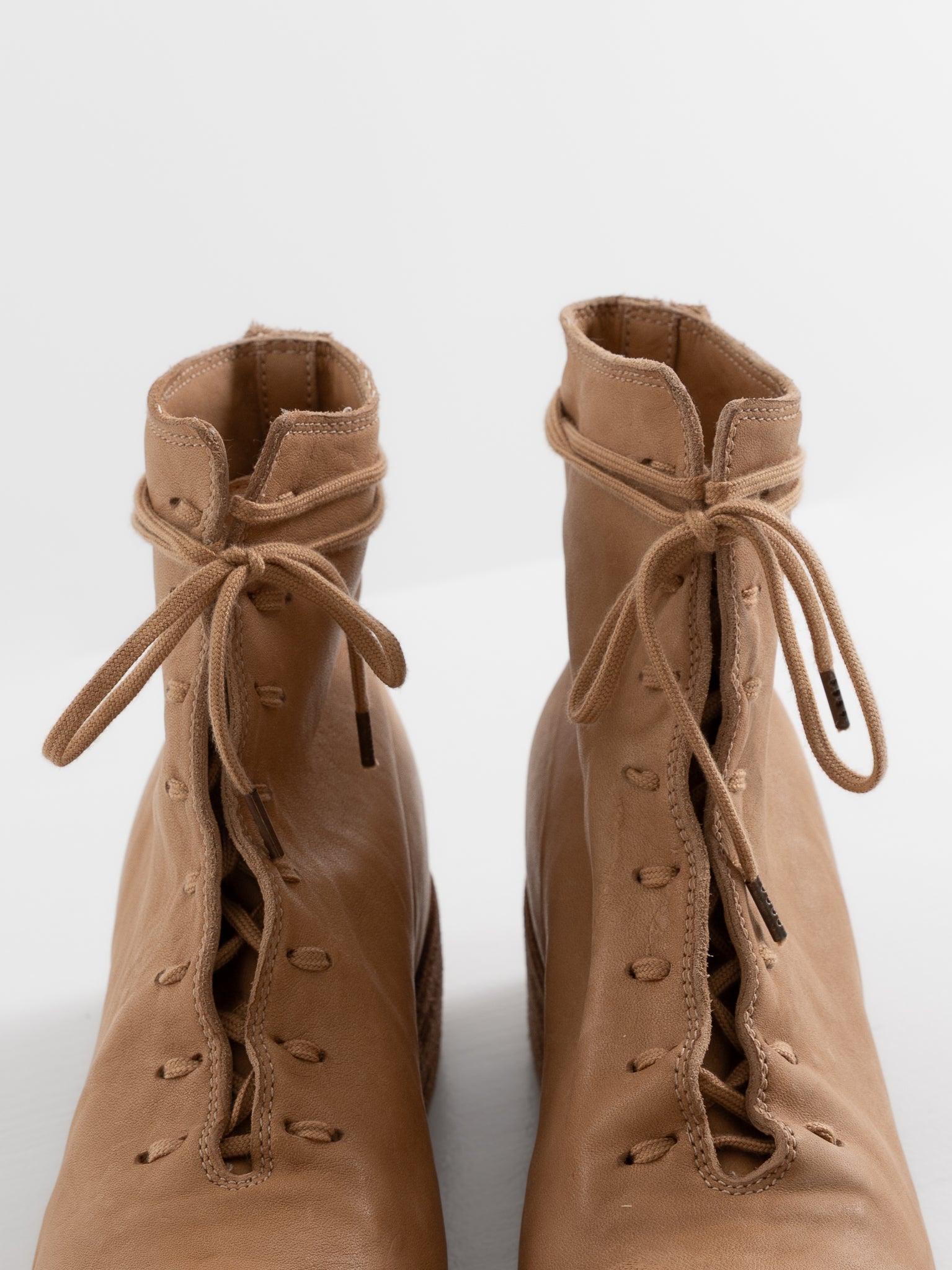 Guidi Lace Up Boot PL11L in Tan - GUIDI at Worthwhile - shop BOOT