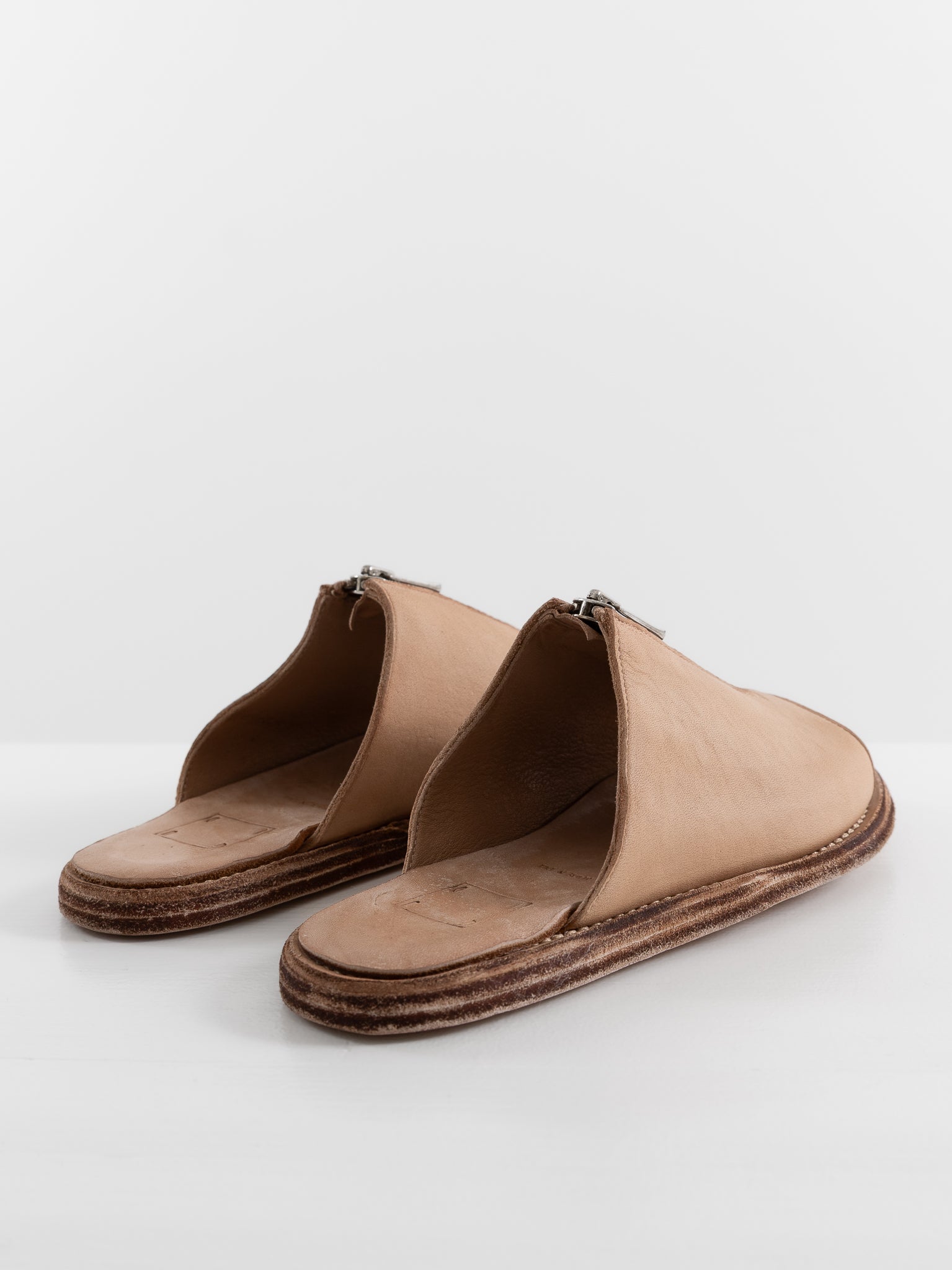 Guidi Zip Sandal BRKZ06 in Tan - GUIDI at Worthwhile - shop SANDAL