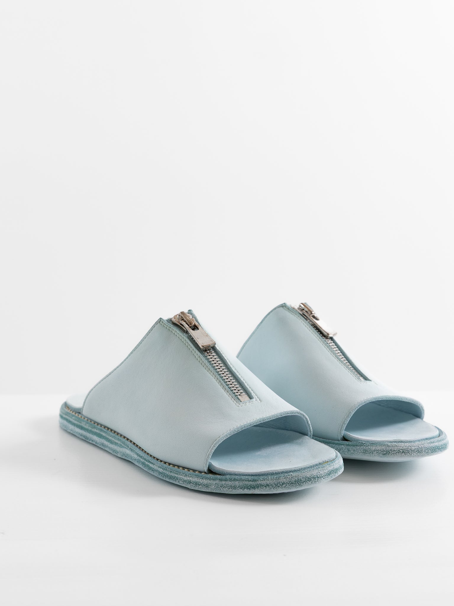 Guidi Zip Sandal BRKZ06 in Light Blue - GUIDI at Worthwhile - shop SANDAL