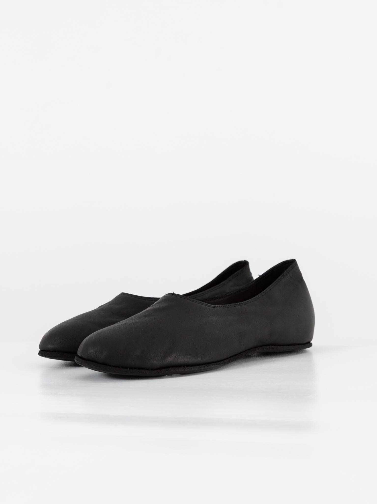 Guidi Ballerina Flat 626R in Black - GUIDI at Worthwhile - shop SHOES