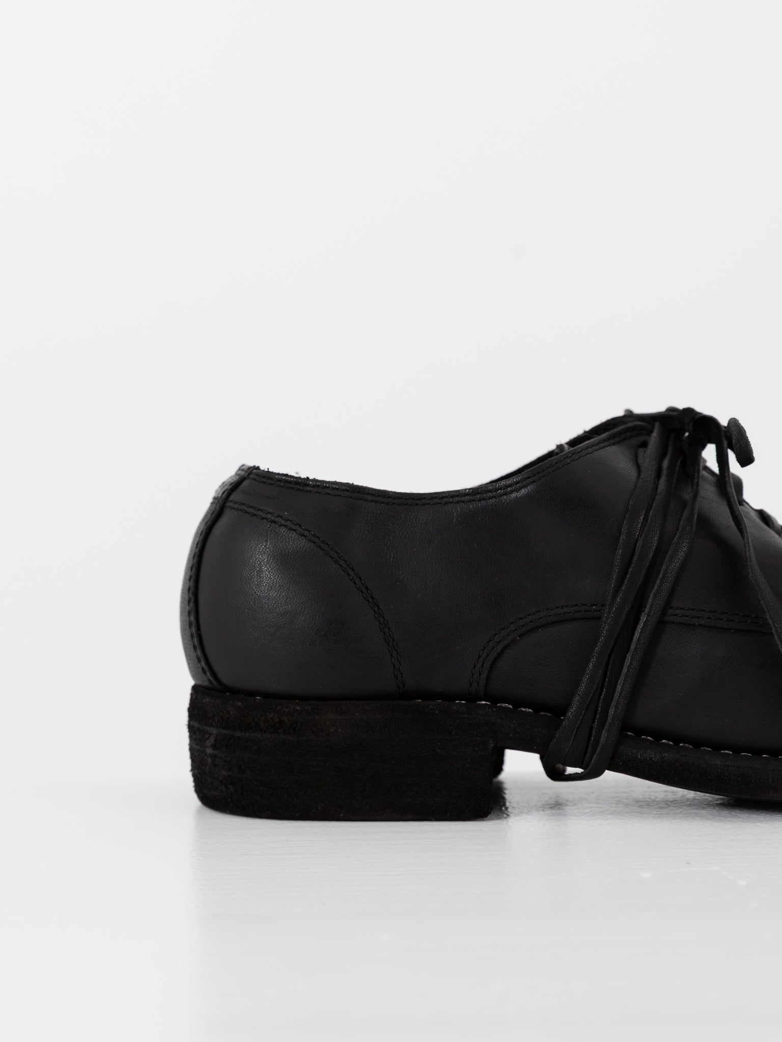 Guidi Classic Derby 992 in Black - GUIDI at Worthwhile - shop SHOES