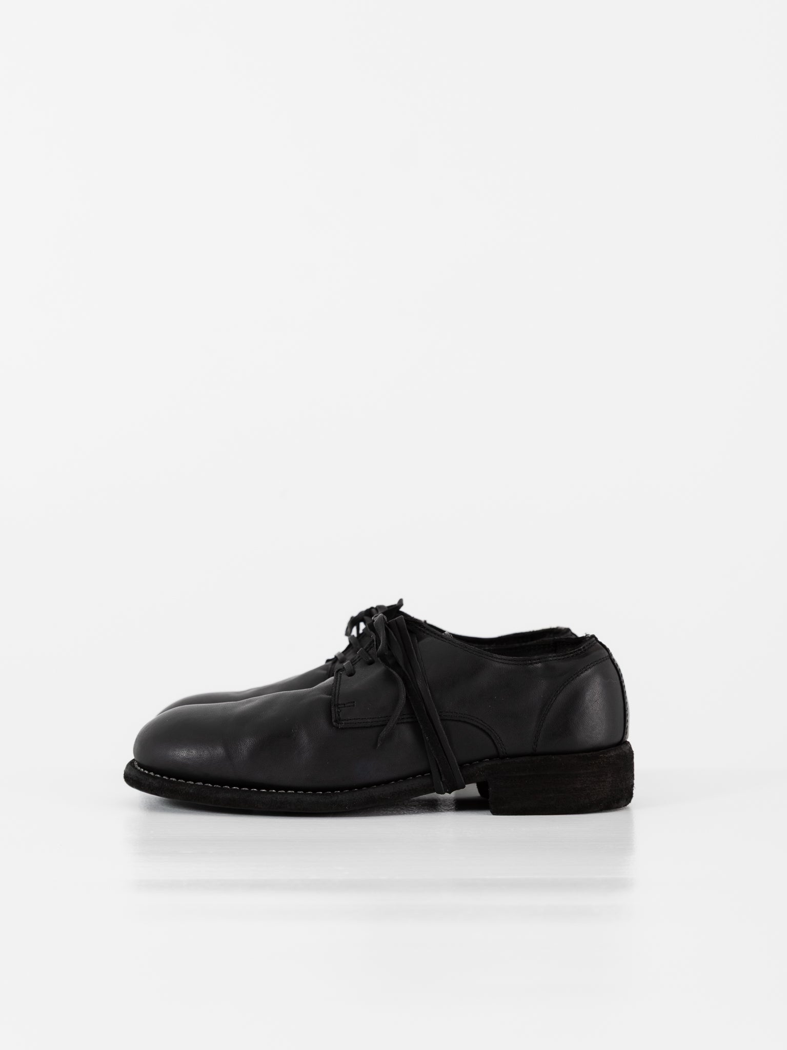 Guidi Classic Derby 992 in Black - GUIDI at Worthwhile - shop SHOES
