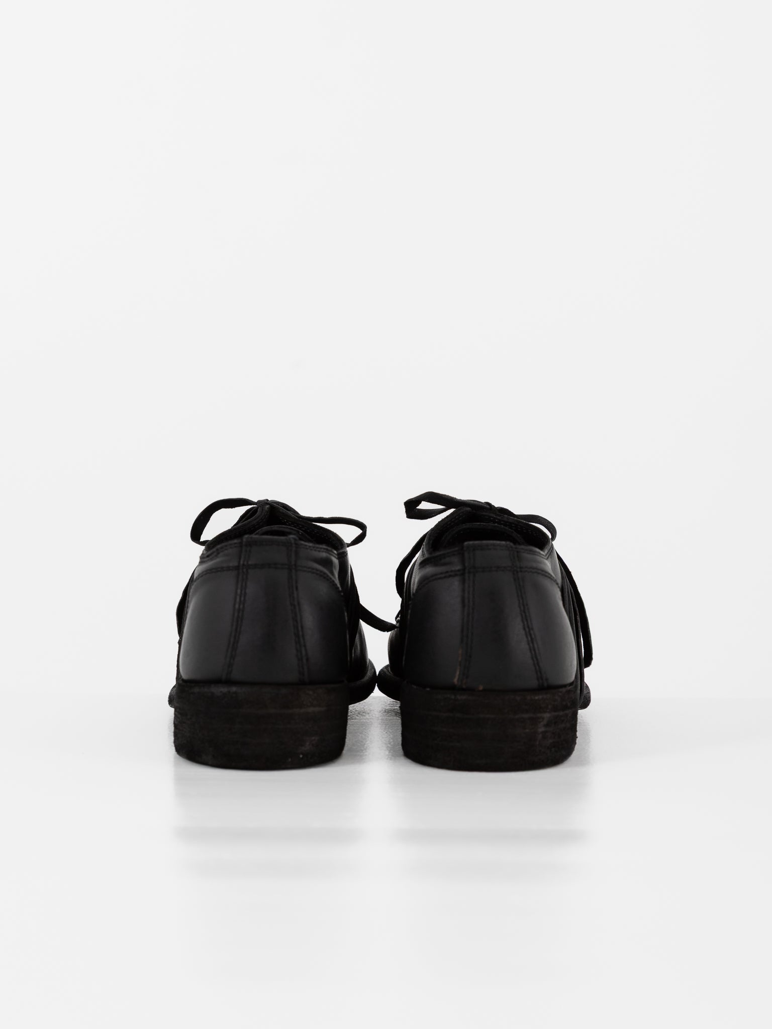 Guidi Classic Derby 992 in Black - GUIDI at Worthwhile - shop SHOES