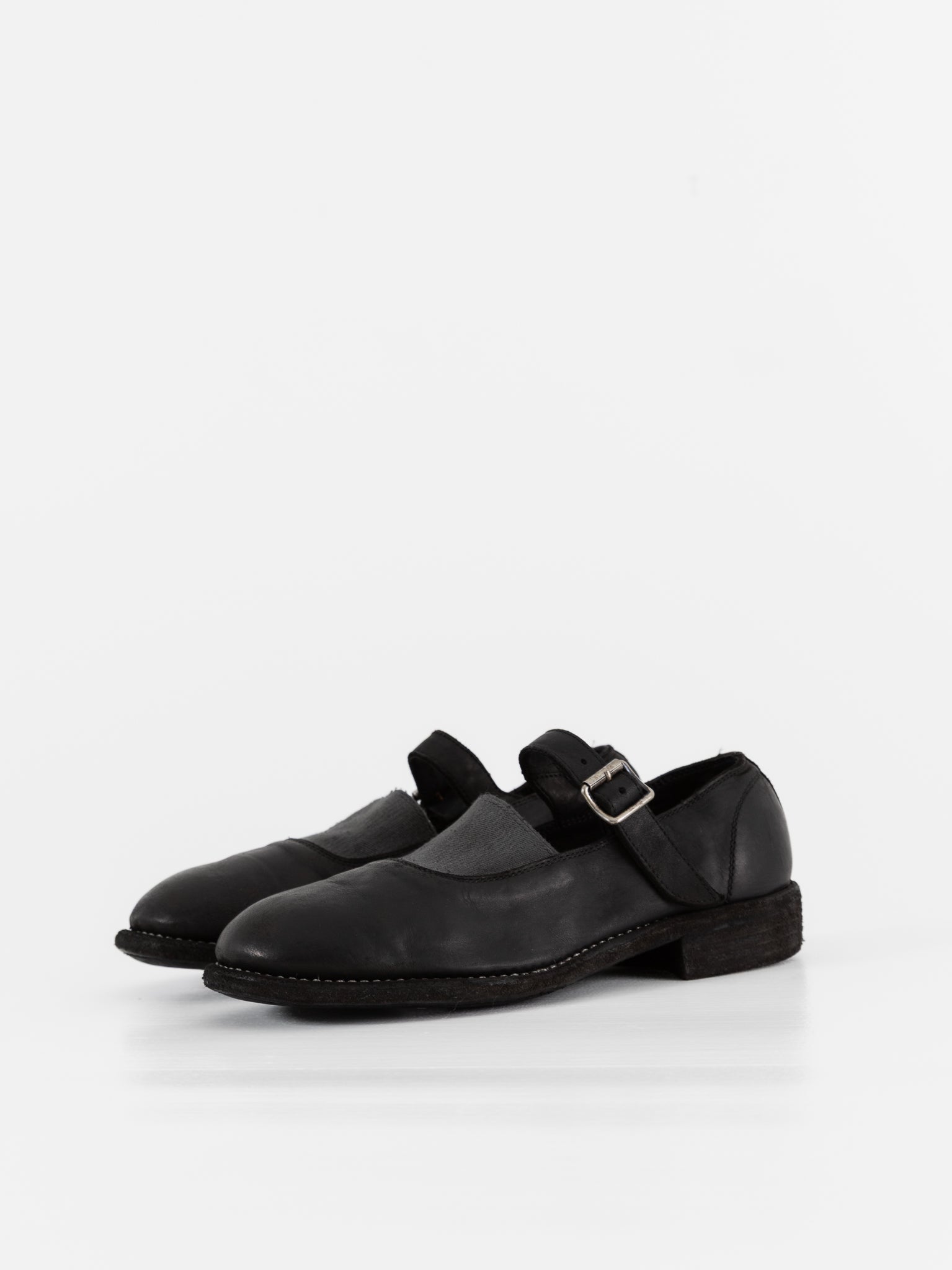 Guidi Mary Jane 992EF in Black - GUIDI at Worthwhile - shop SHOES