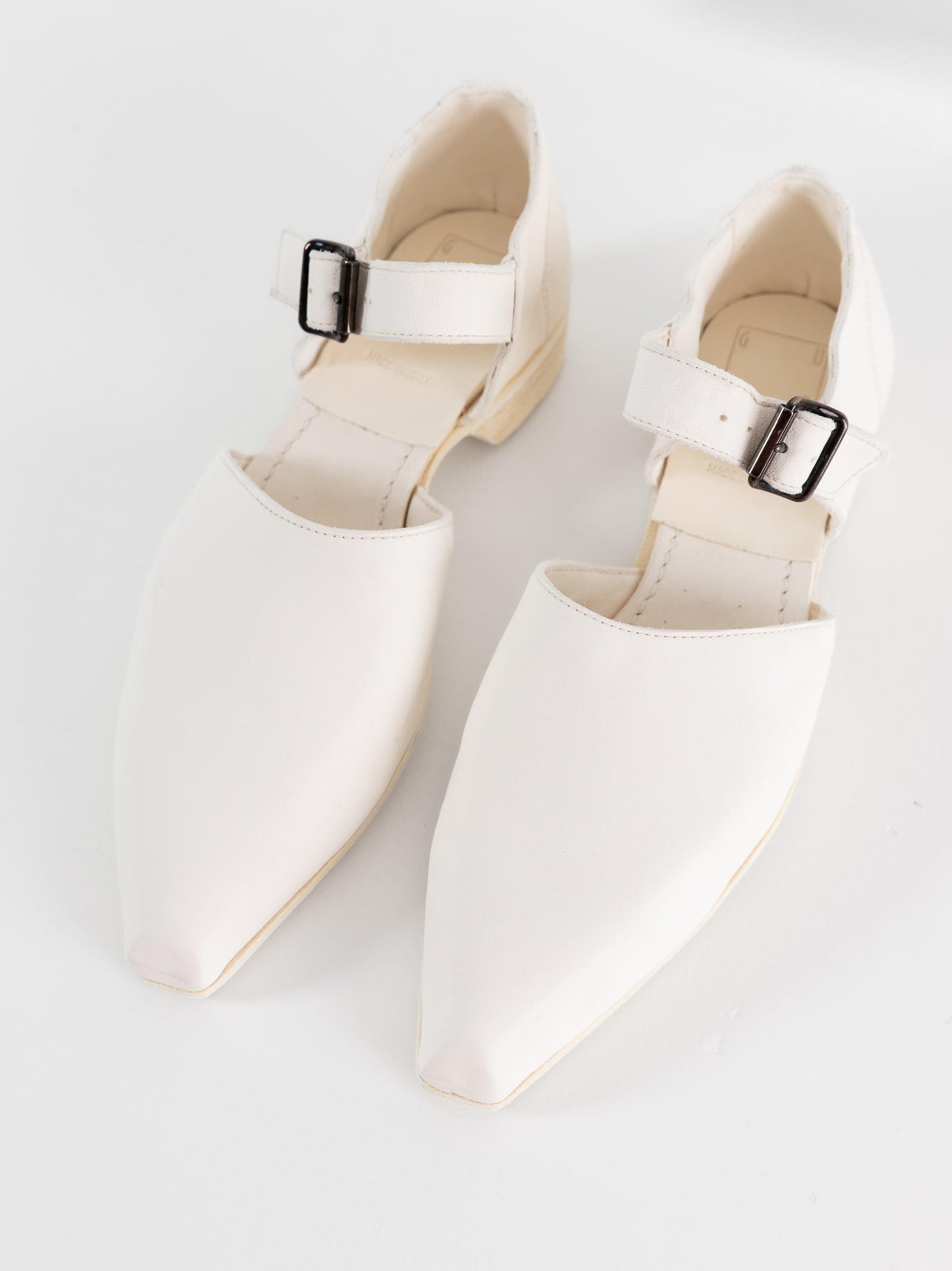 Guidi Mary Jane TX03 in White - GUIDI at Worthwhile - shop SHOES