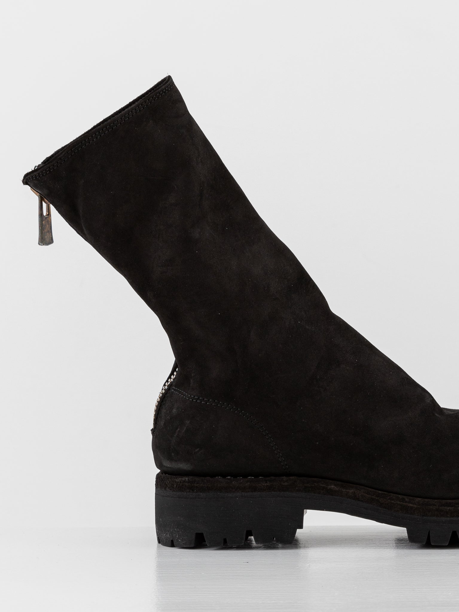 Guidi Back Zip Boot 788V in Black - GUIDI at Worthwhile - shop BOOT