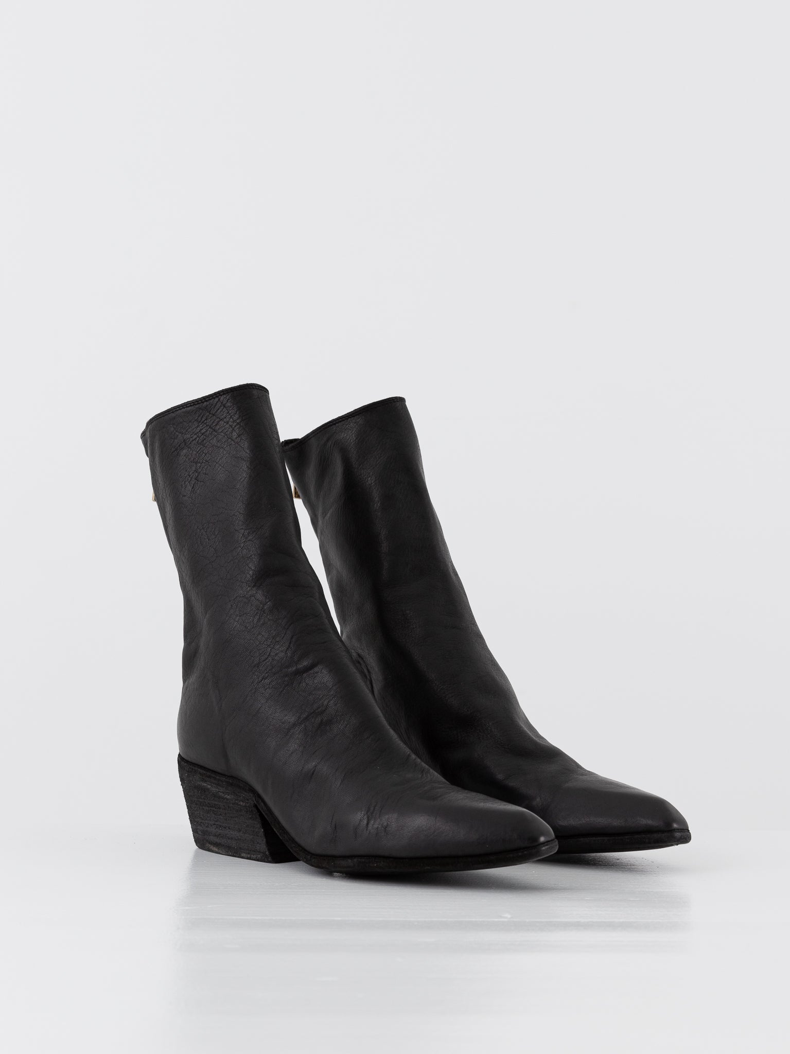 Guidi Back Zip Boot TX08 in Black - GUIDI at Worthwhile - shop BOOT