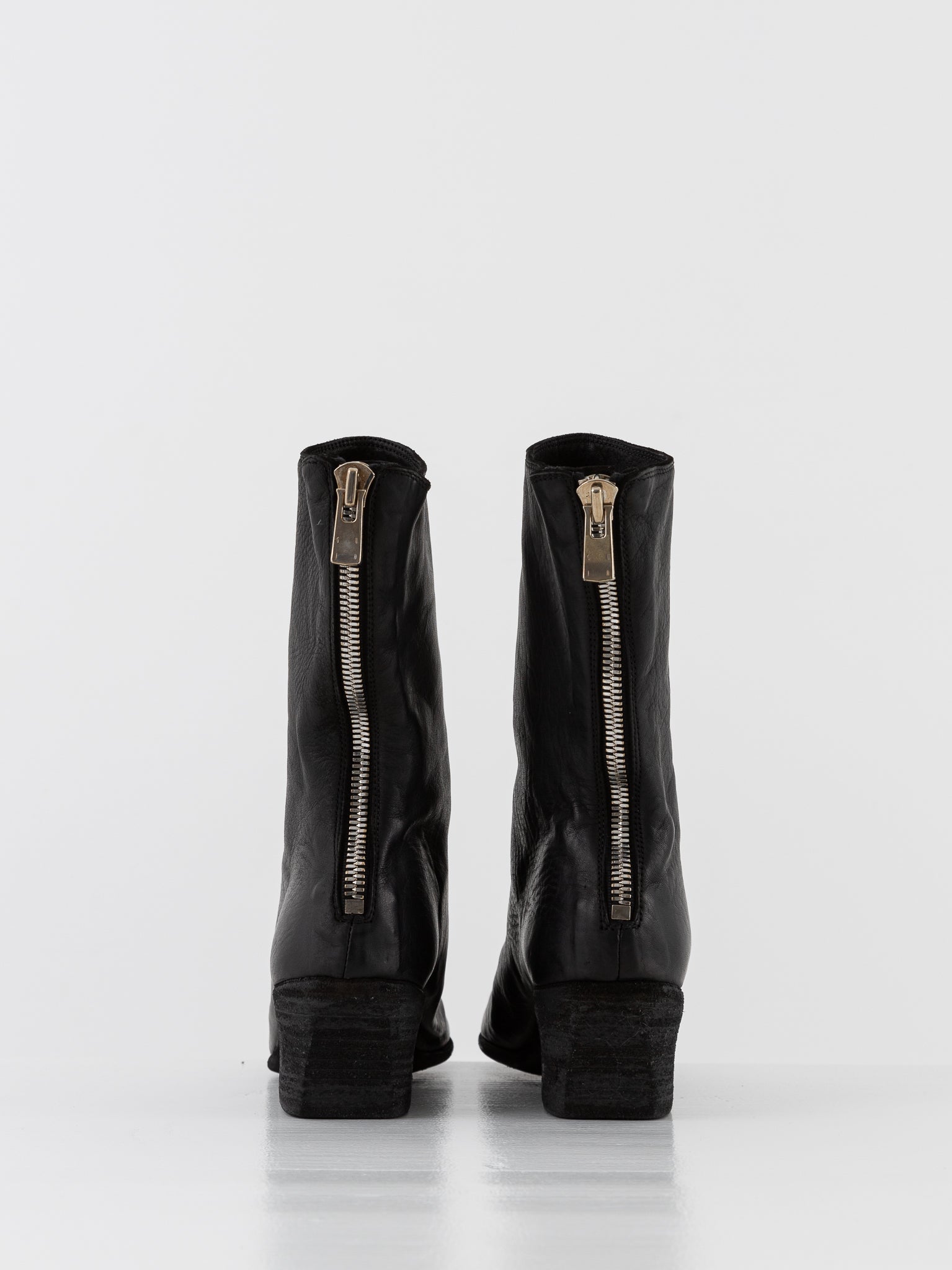 Guidi Back Zip Boot TX08 in Black - GUIDI at Worthwhile - shop BOOT