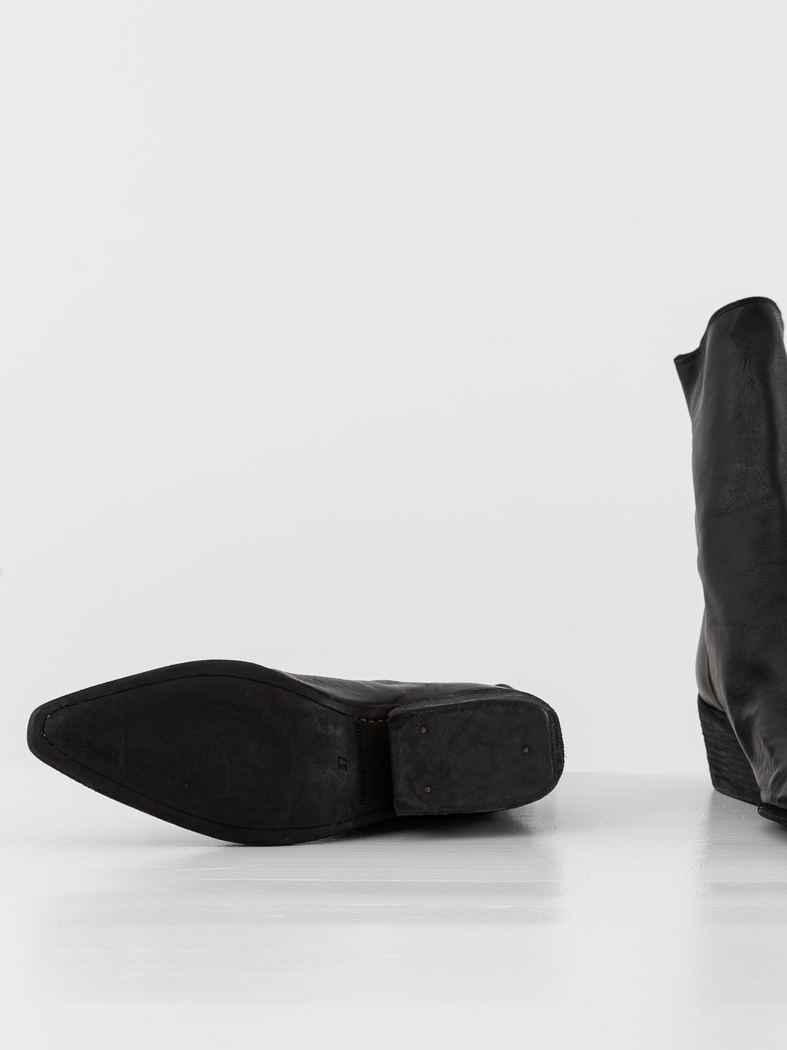 Guidi Back Zip Boot TX08 in Black - GUIDI at Worthwhile - shop BOOT