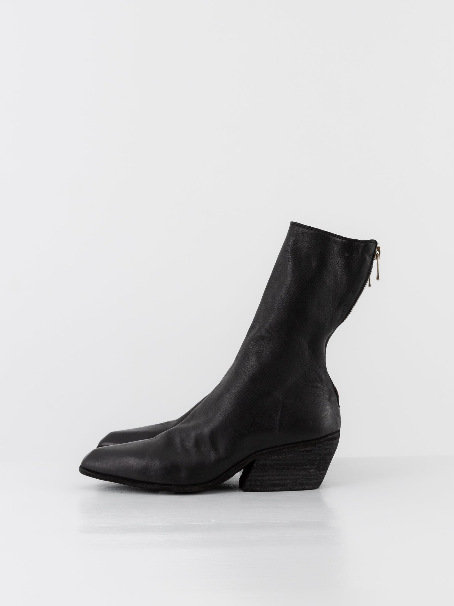 Guidi Back Zip Boot TX08 in Black - GUIDI at Worthwhile - shop BOOT