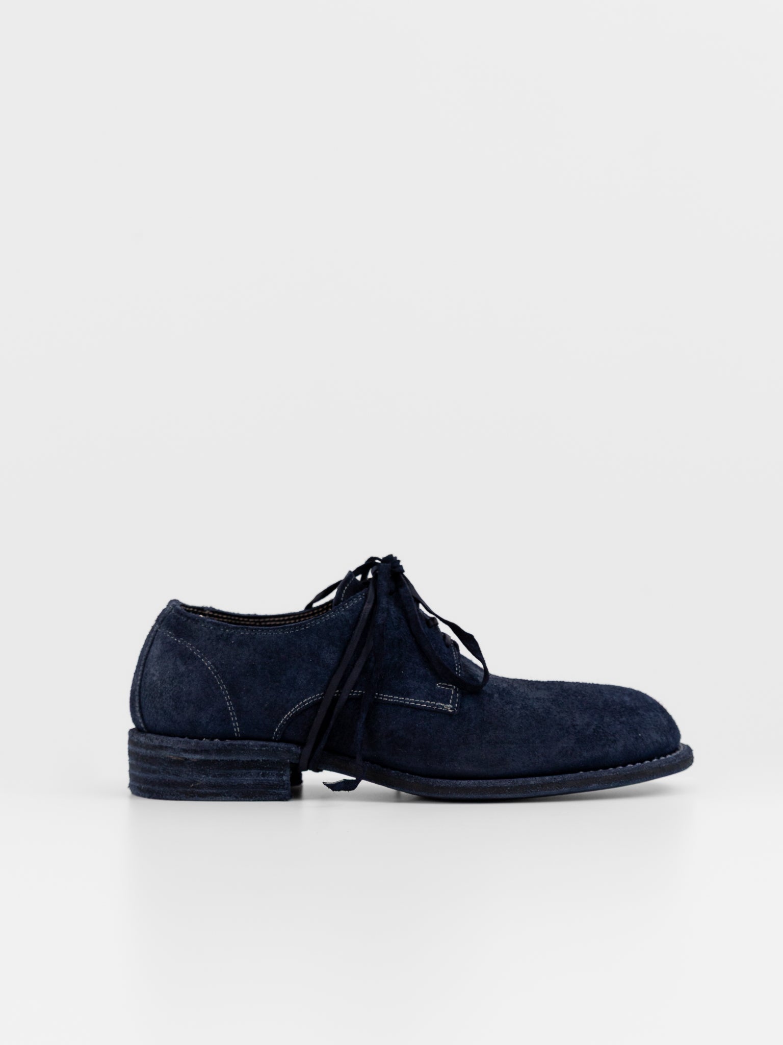 Guidi Classic Derby 992 in in Navy - GUIDI at Worthwhile - shop SHOES