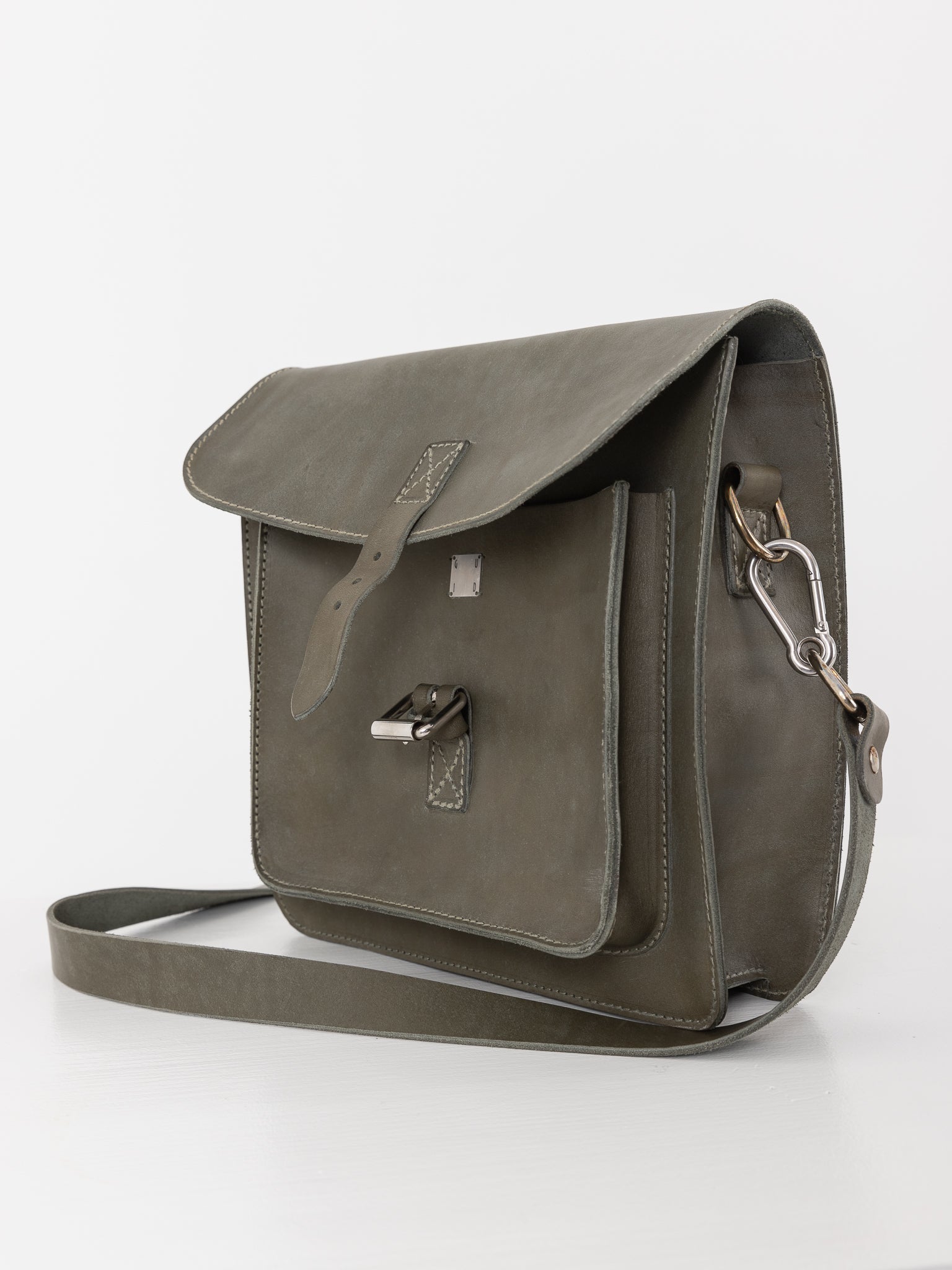 Guidi Crossbody Satchel CM8 in Olive - GUIDI at Worthwhile - shop BAG