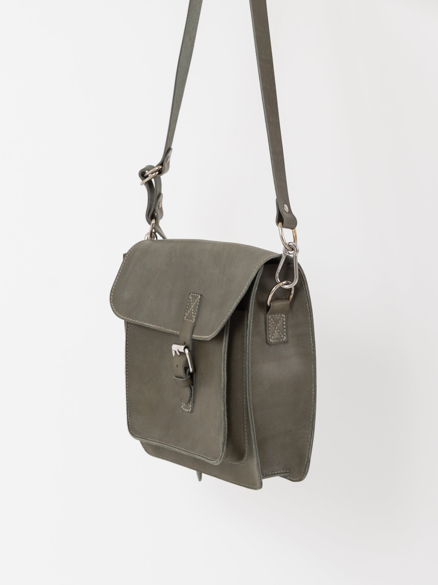 Guidi Crossbody Satchel CM8 in Olive - GUIDI at Worthwhile - shop BAG