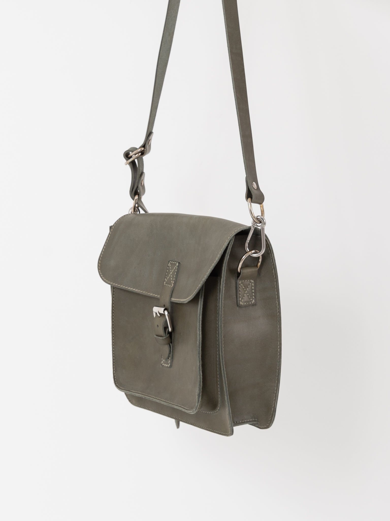 Guidi Crossbody Satchel CM8 in Olive - GUIDI at Worthwhile - shop BAG