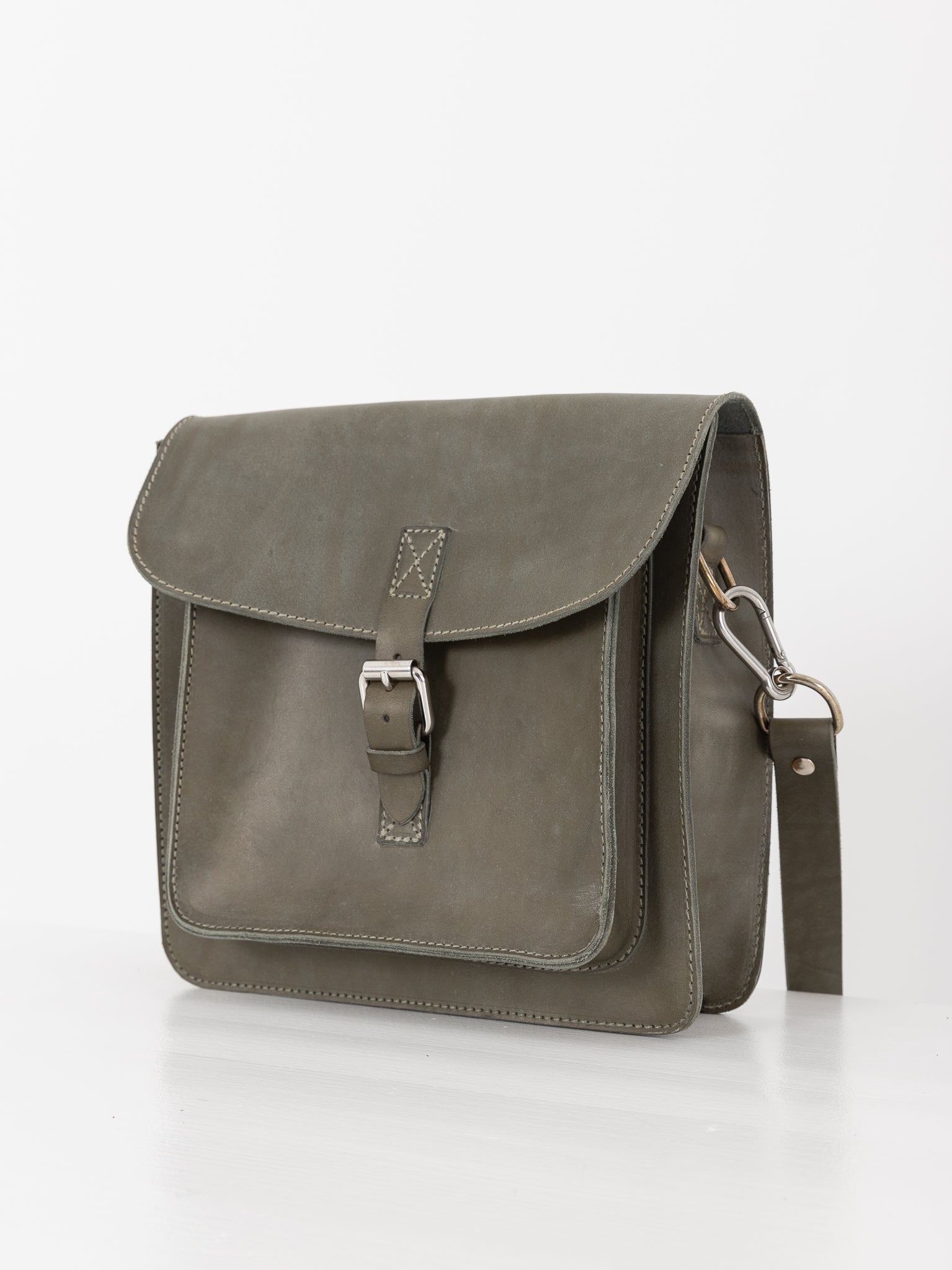 Guidi Crossbody Satchel CM8 in Olive - GUIDI at Worthwhile - shop BAG
