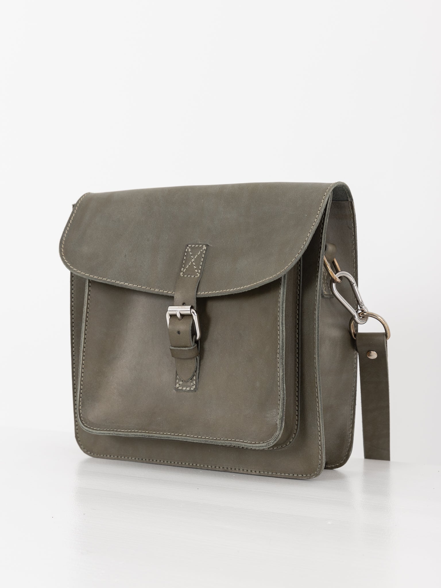 Guidi Crossbody Satchel CM8 in Olive - GUIDI at Worthwhile - shop BAG
