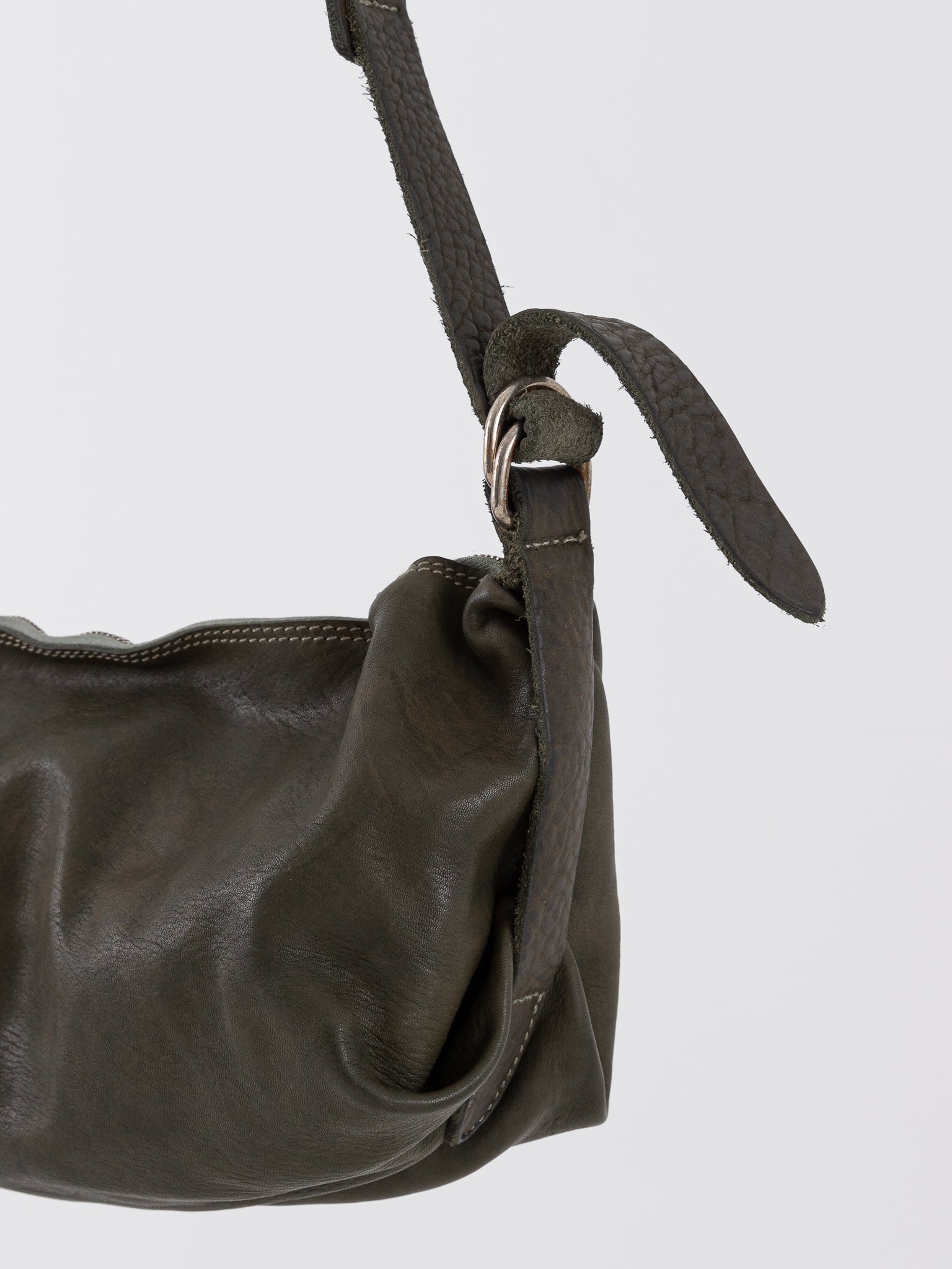 Guidi Crossbody Bag Q150 in Army Green - GUIDI at Worthwhile - shop BAG