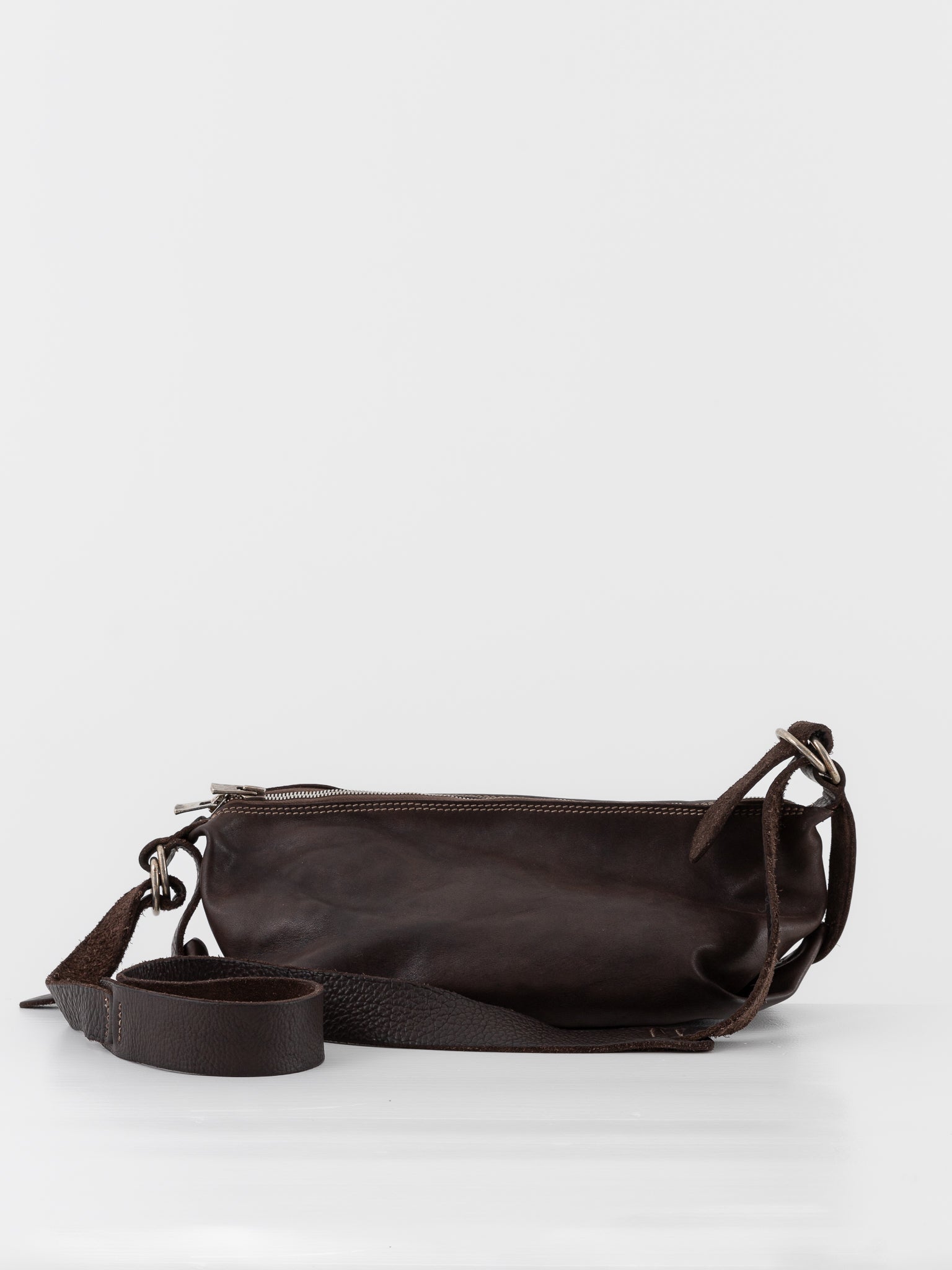 Guidi Crossbody Bag Q150 in Dark Brown - GUIDI at Worthwhile - shop BAG