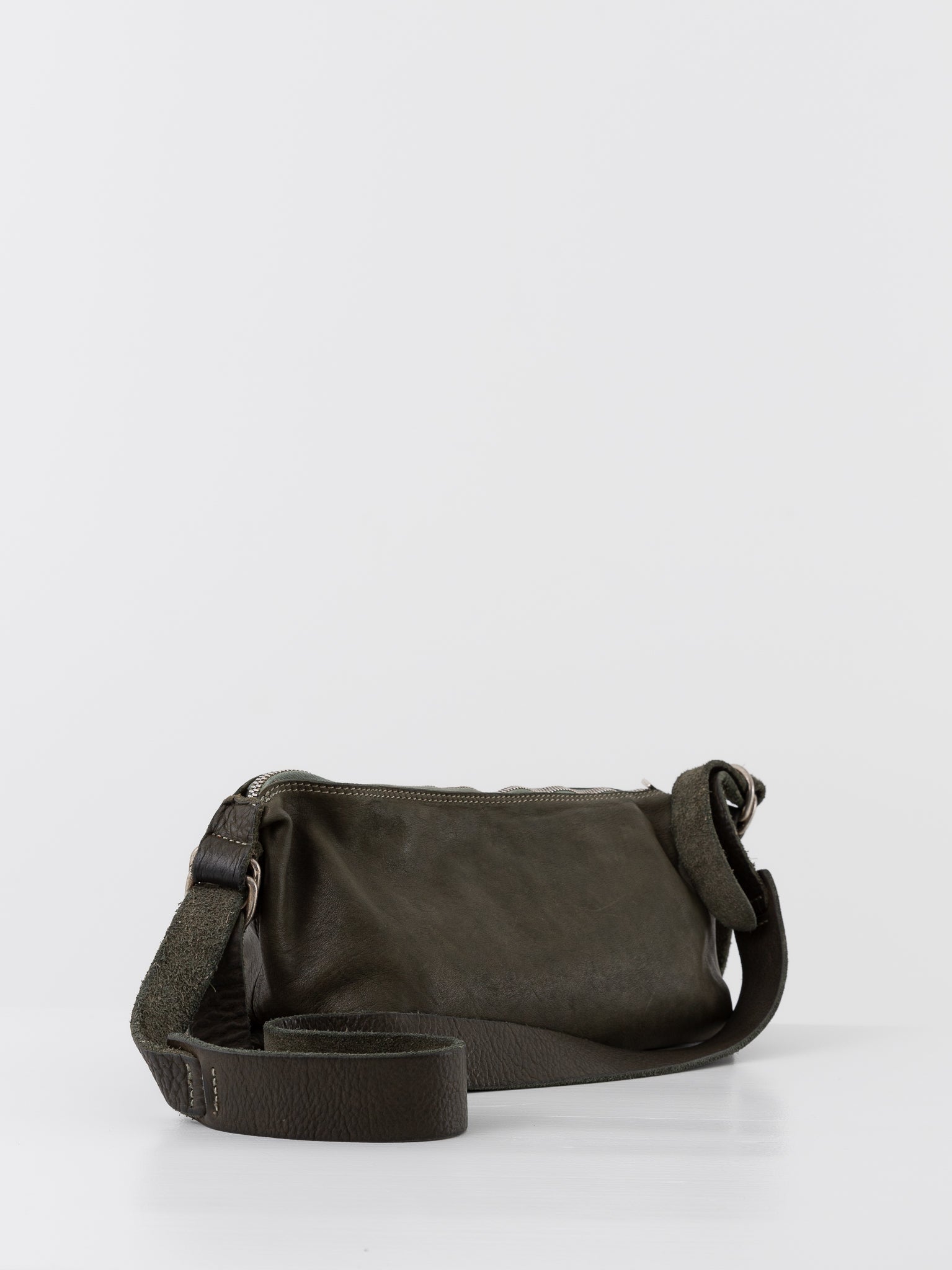 Guidi Crossbody Bag Q150 in Army Green - GUIDI at Worthwhile - shop BAG