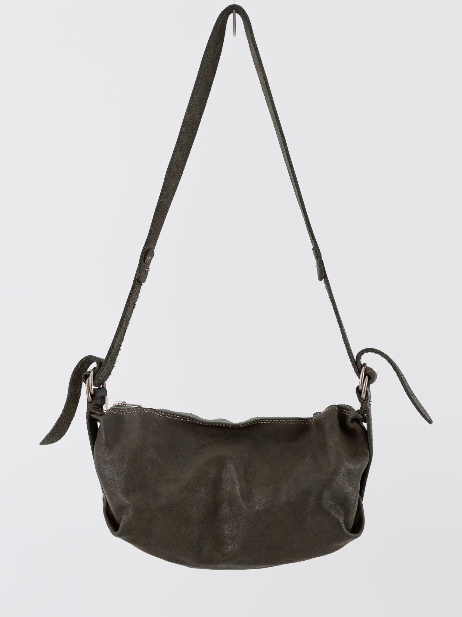Guidi Crossbody Bag Q150 in Army Green - GUIDI at Worthwhile - shop BAG
