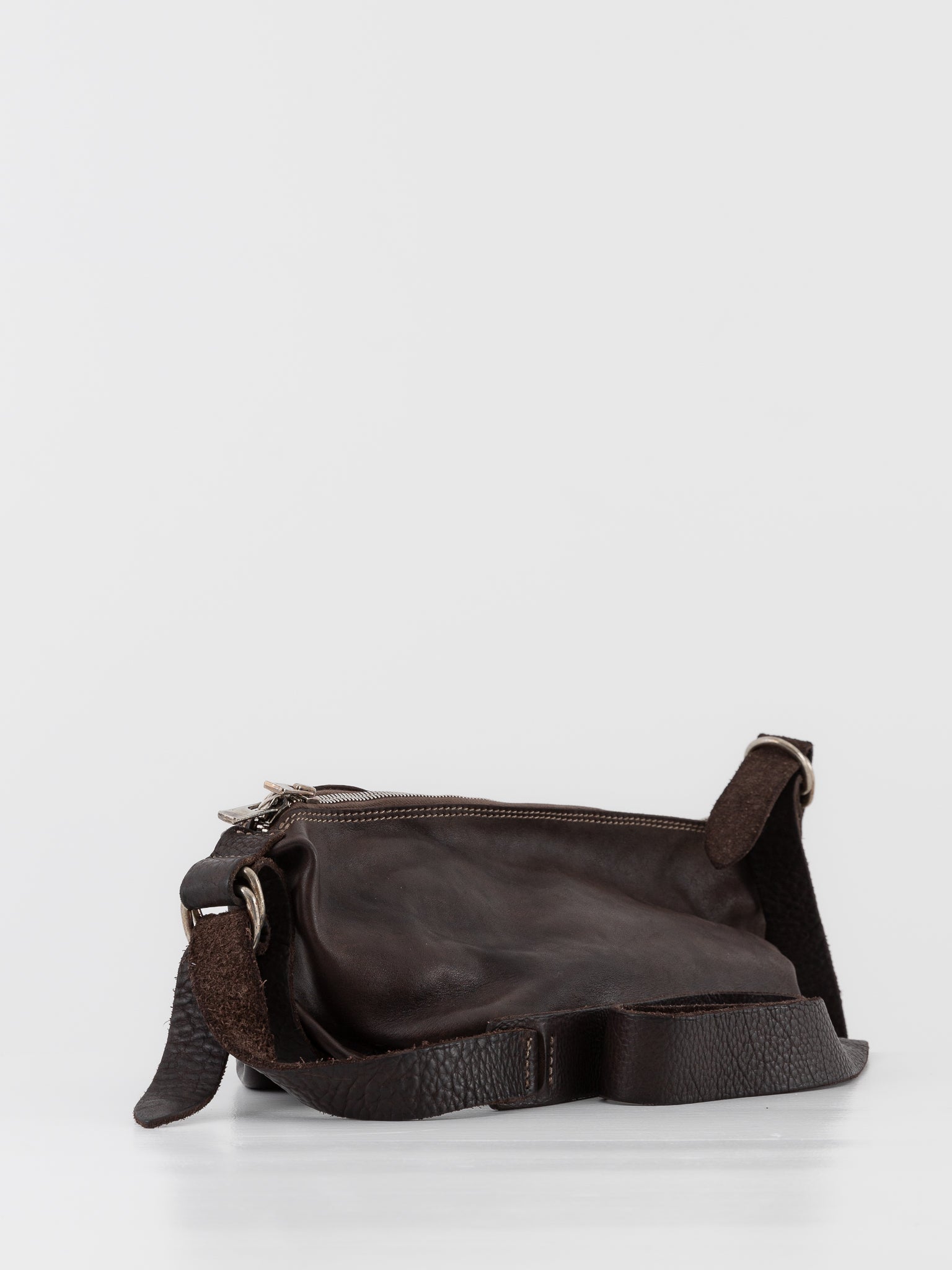 Guidi Crossbody Bag Q150 in Dark Brown - GUIDI at Worthwhile - shop BAG
