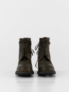 Guidi Front Tie/Back Zip Boot NB07V in Army Green - GUIDI at Worthwhile - shop BOOT