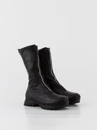 Guidi Front Zip High Sneaker Boot VS09 in Black - GUIDI at Worthwhile - shop BOOT