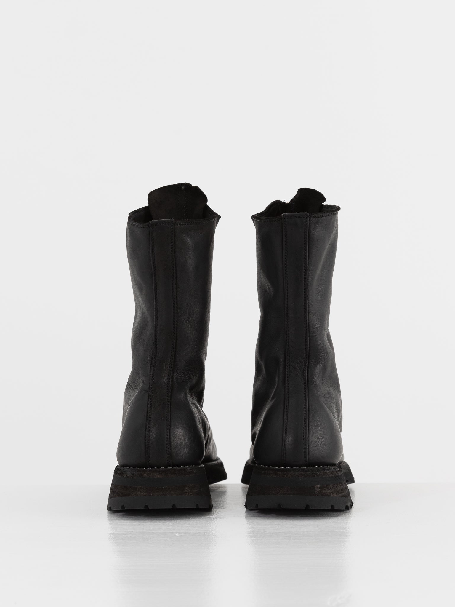 Guidi Mid Calf Zip Boot 310WV in Black - GUIDI at Worthwhile - shop BOOT