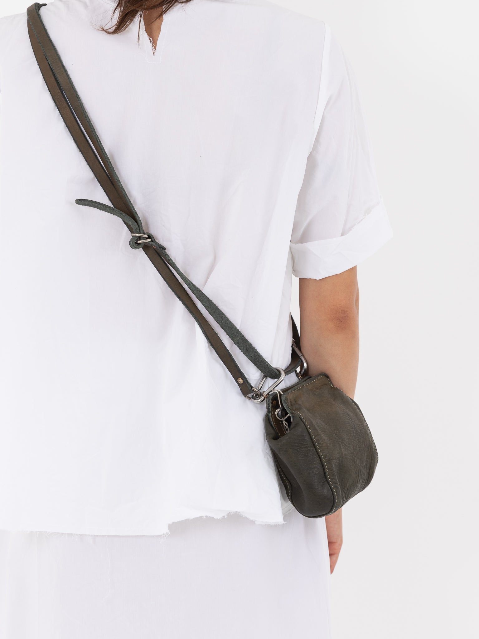 Guidi Crossbody Bag RT02 in Olive - GUIDI at Worthwhile - shop BAG