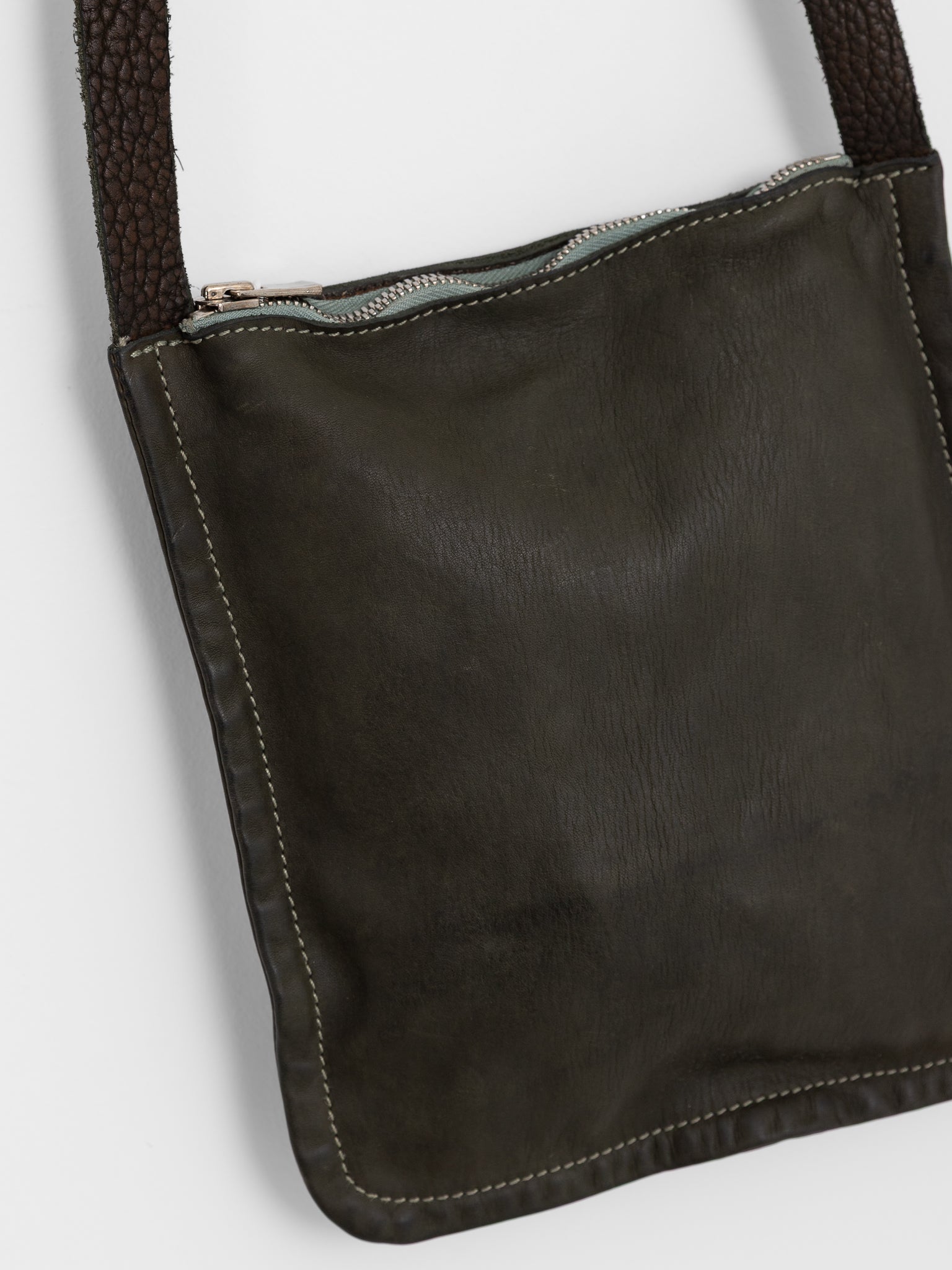 Guidi Small Crossbody Bag W4 in Army Green - GUIDI at Worthwhile - shop BAG