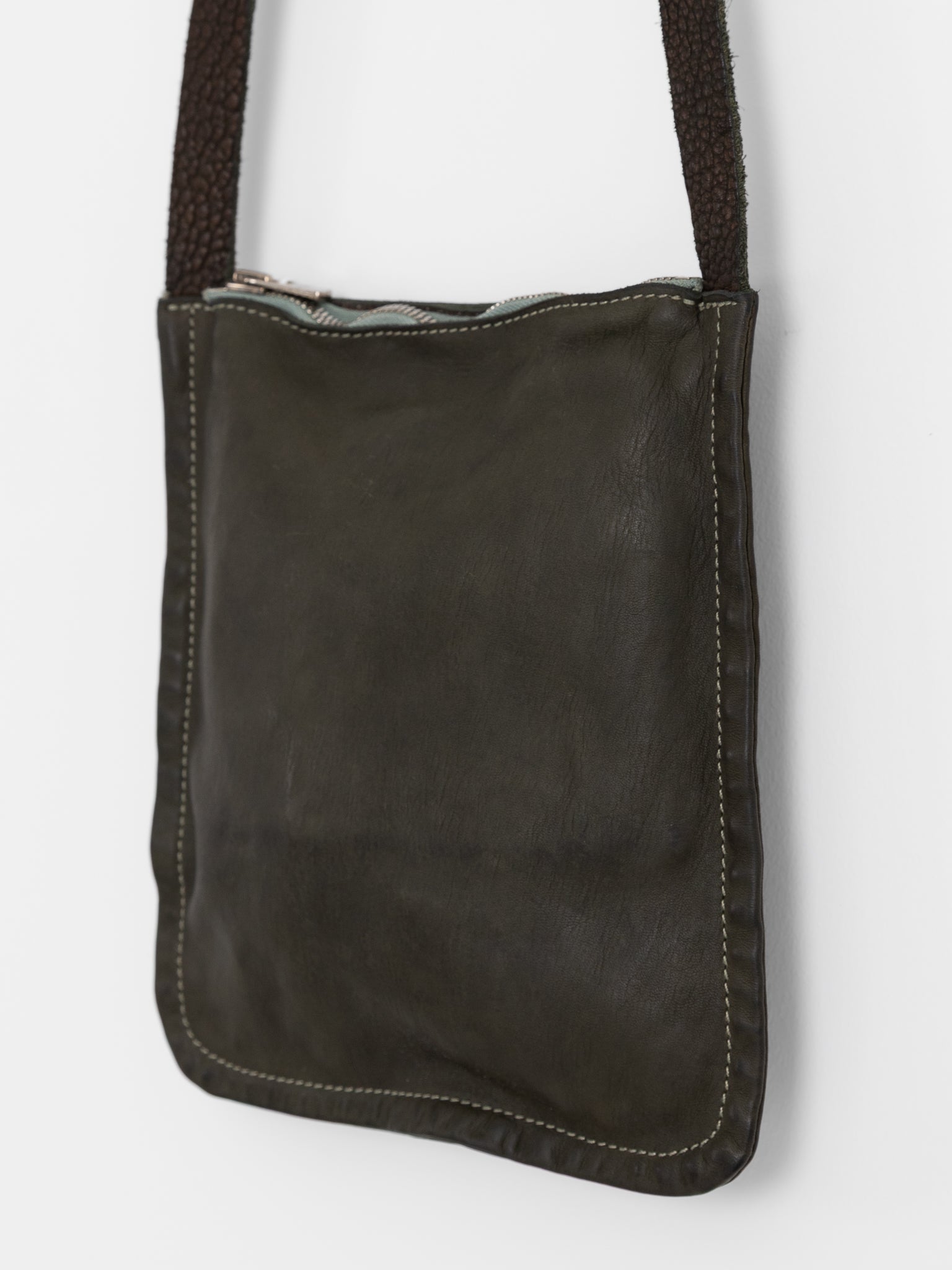 Guidi Small Crossbody Bag W4 in Army Green - GUIDI at Worthwhile - shop BAG