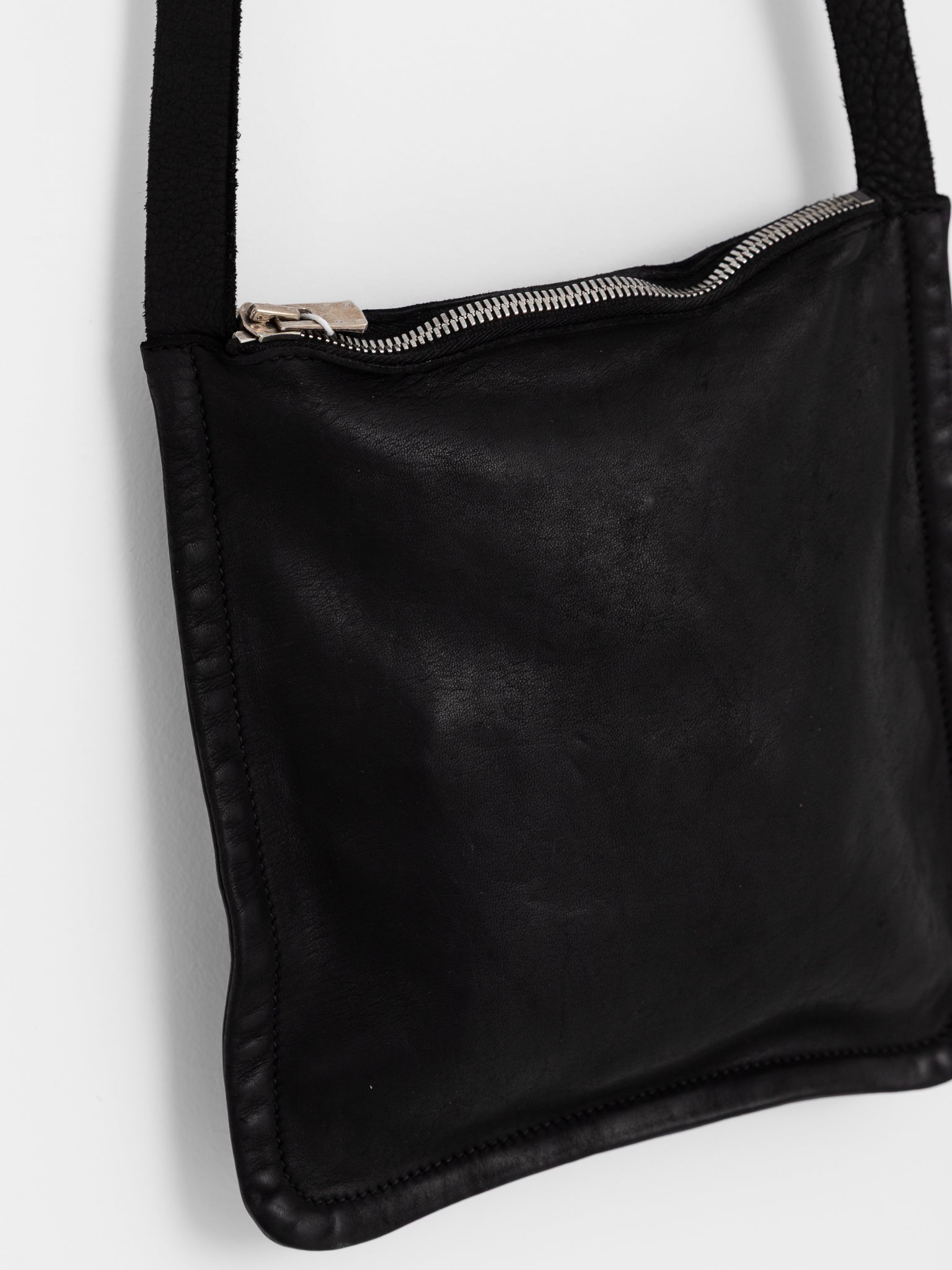 Guidi Small Crossbody Bag W4 in Black - GUIDI at Worthwhile - shop BAG