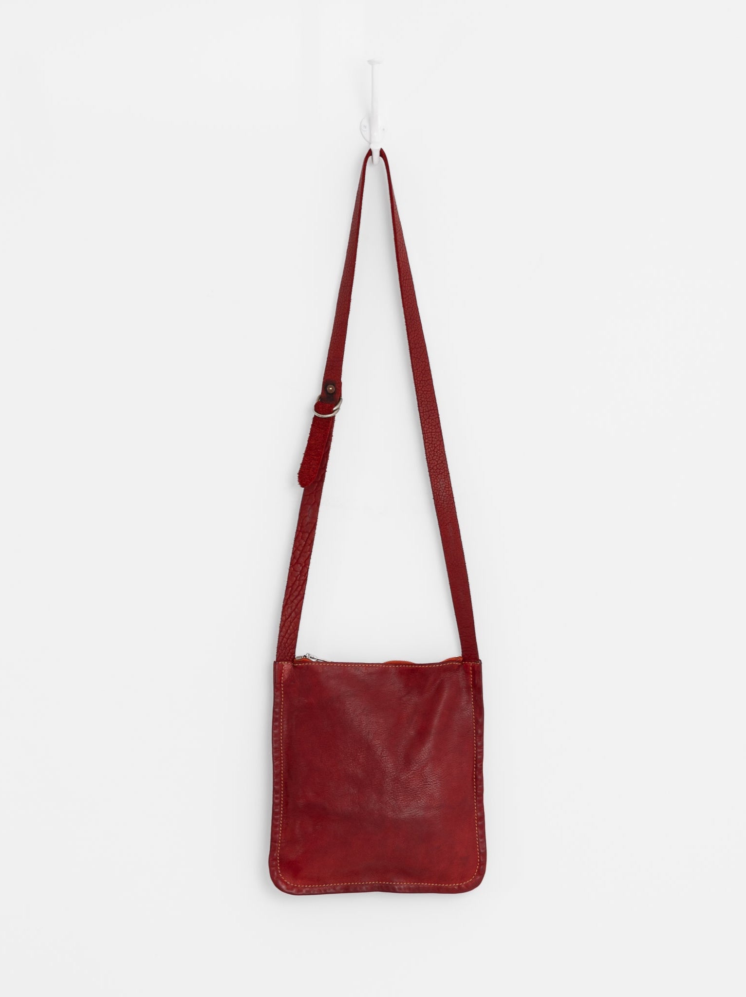 Guidi Small Crossbody Bag W4 in Red - GUIDI at Worthwhile - shop BAG