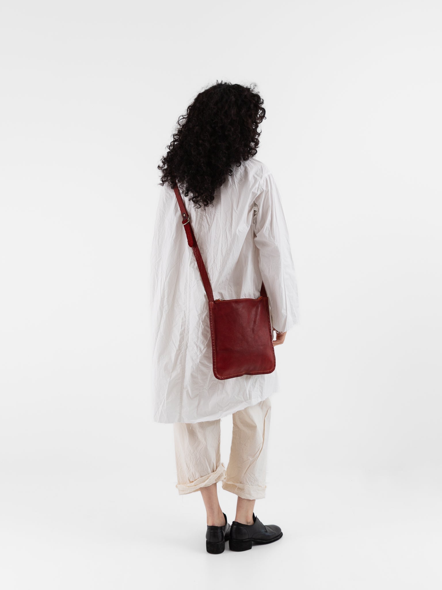 Guidi Small Crossbody Bag W4 in Red - GUIDI at Worthwhile - shop BAG